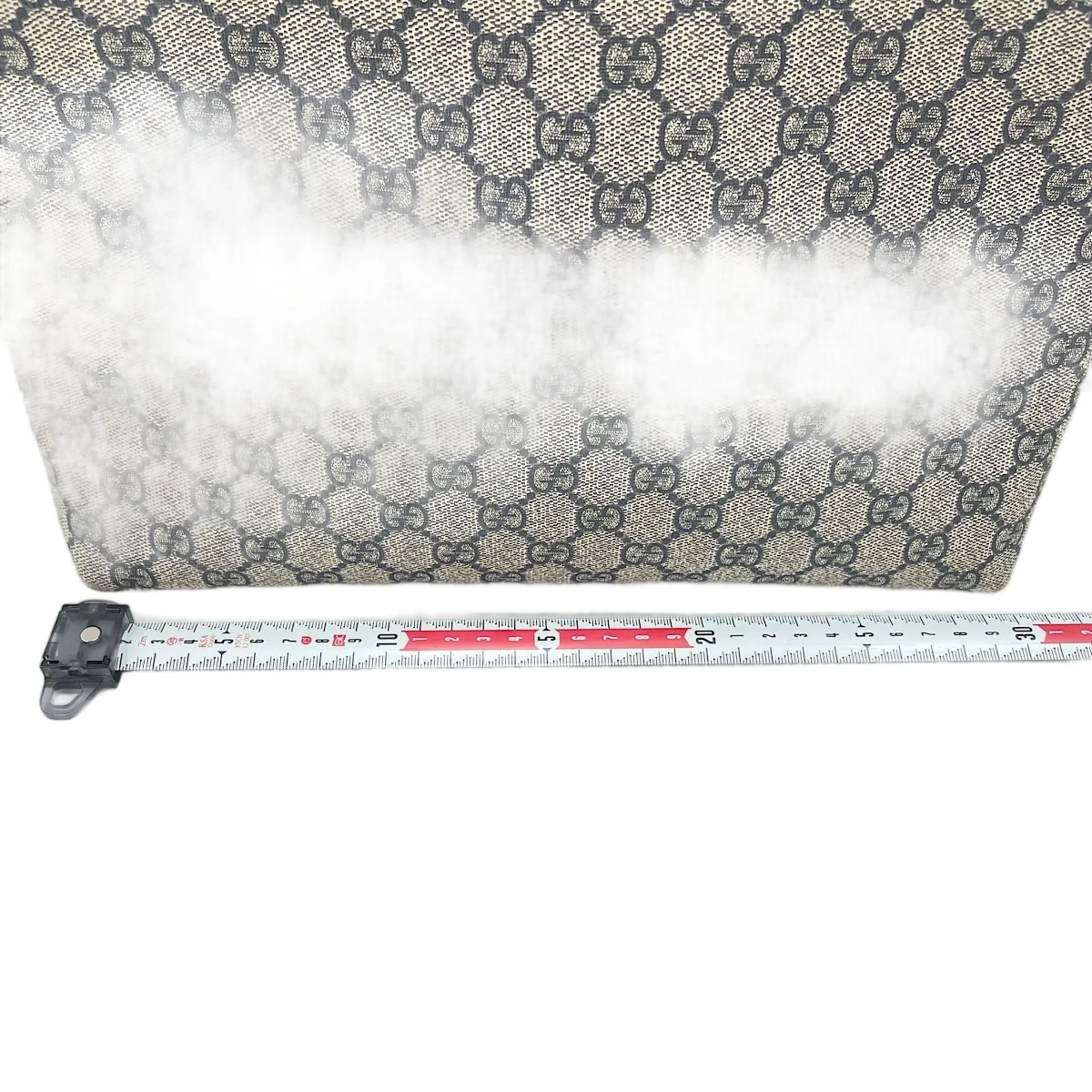 Zip Top Messenger Bag GG Coated Canvas Medium - Image 4
