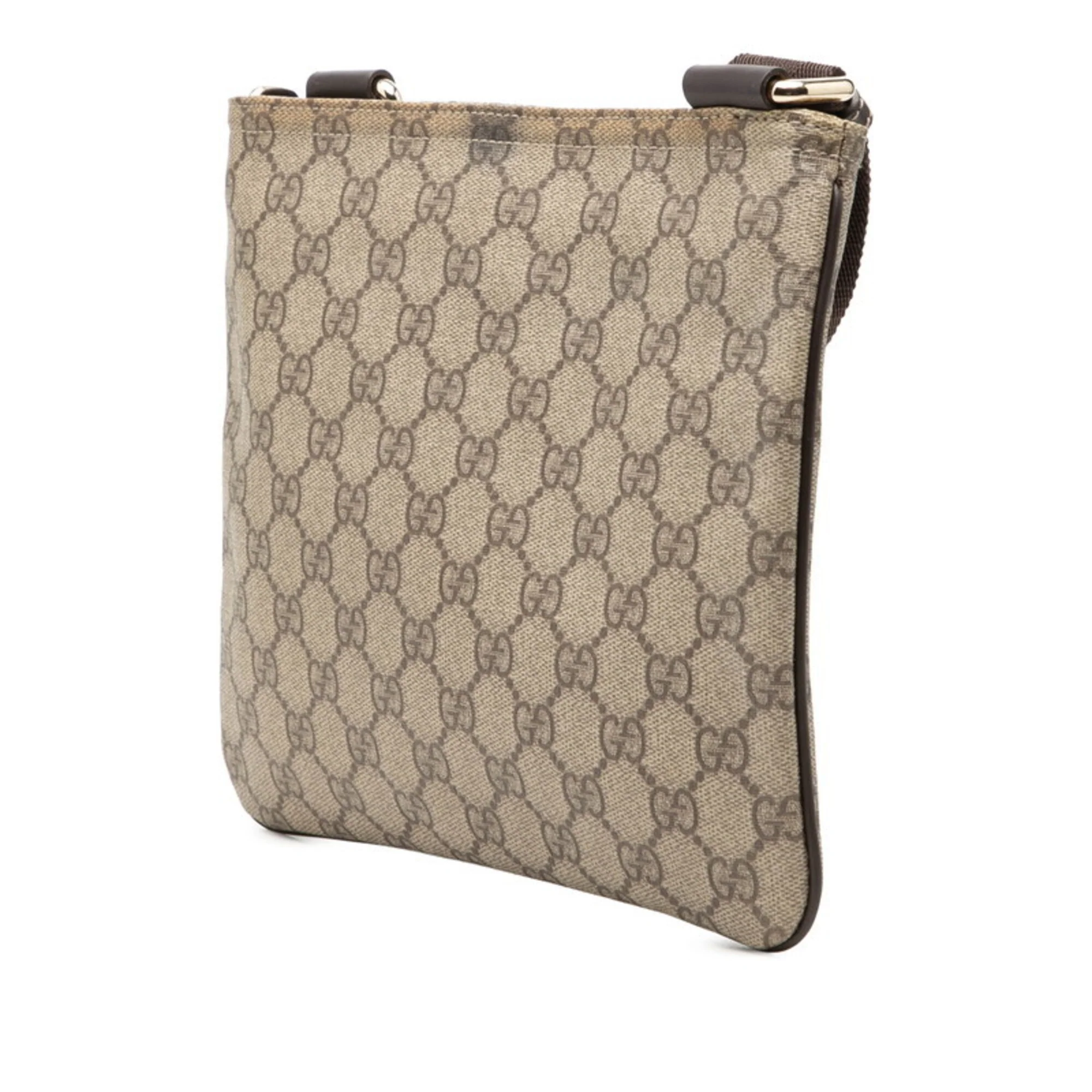 Zip Top Messenger Bag GG Coated Canvas Small - Image 2