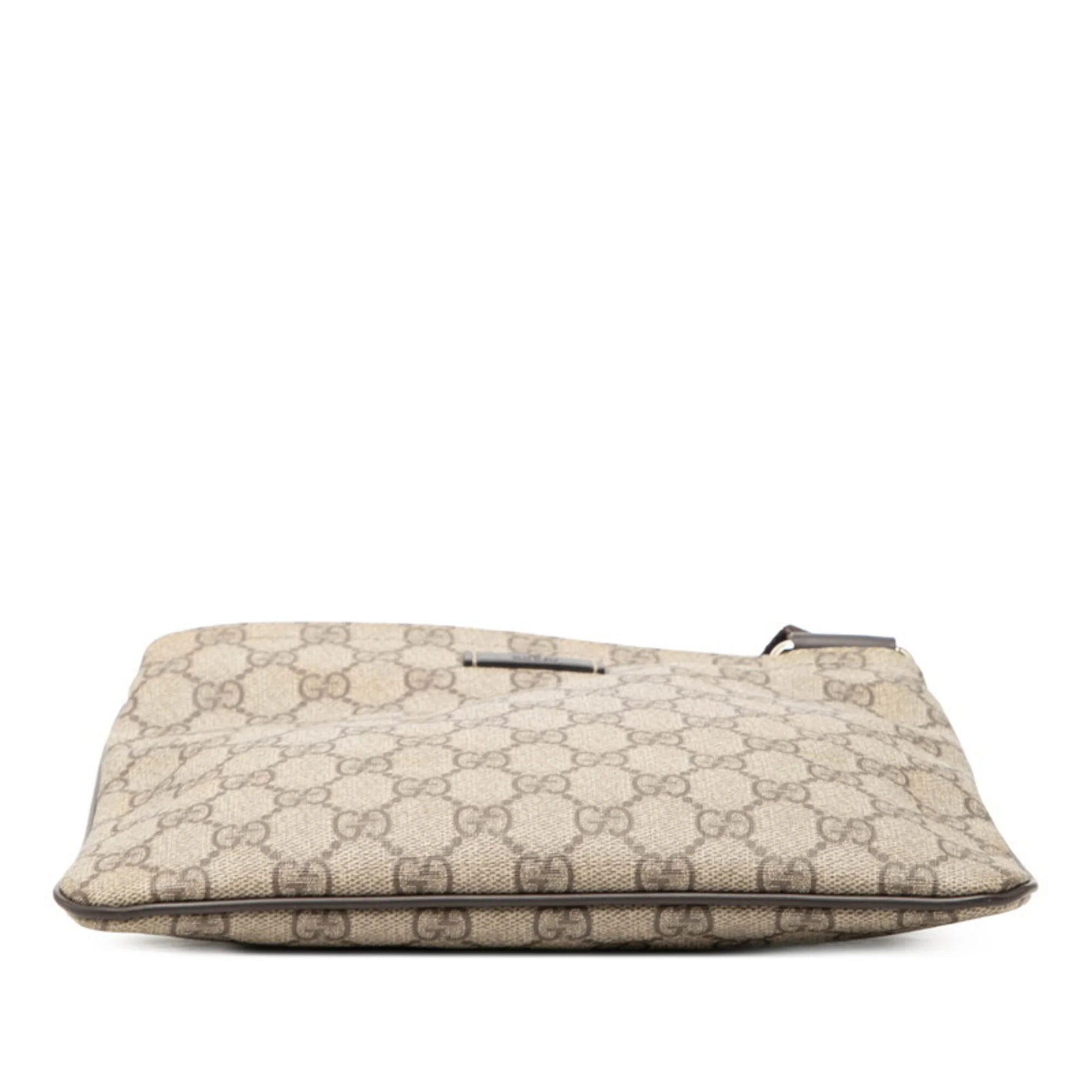 Zip Top Messenger Bag GG Coated Canvas Small - Image 3