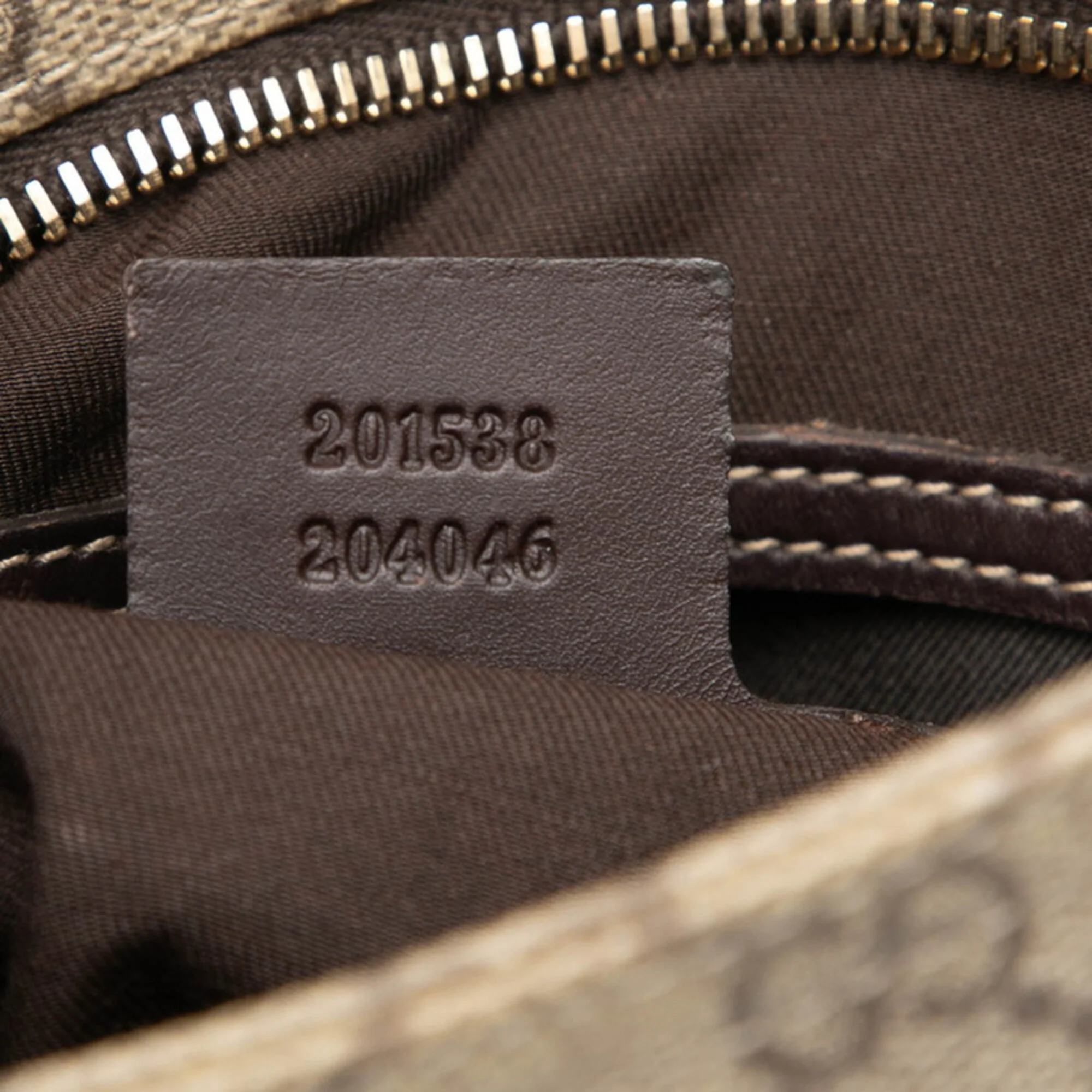 Zip Top Messenger Bag GG Coated Canvas Small - Image 8