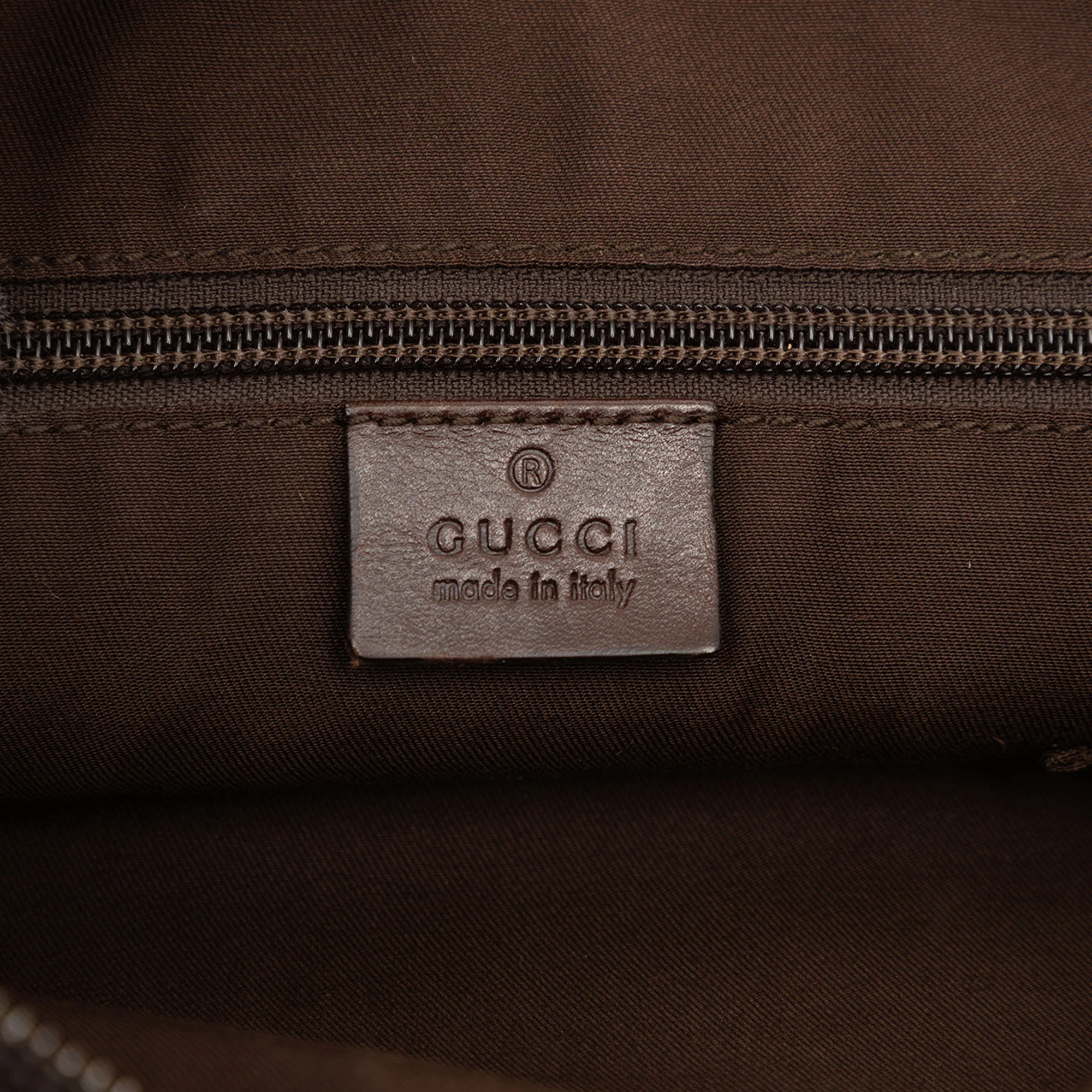 Zip Top Messenger Bag Guccissima Leather Large - Image 5