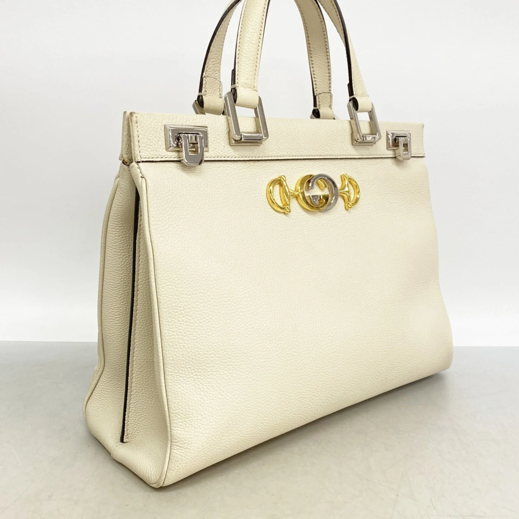Zumi Top Handle Bag Leather Medium - Image 2