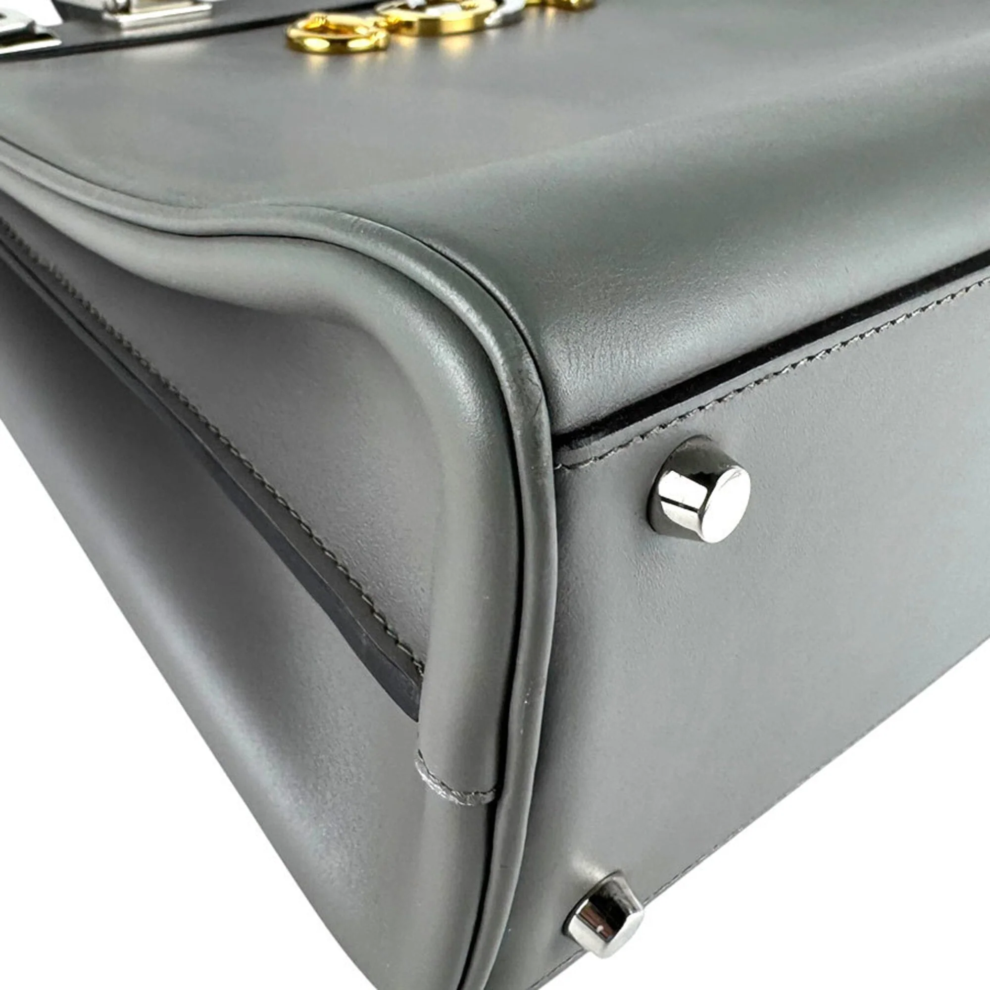 Zumi Top Handle Bag Leather Medium - Image 8