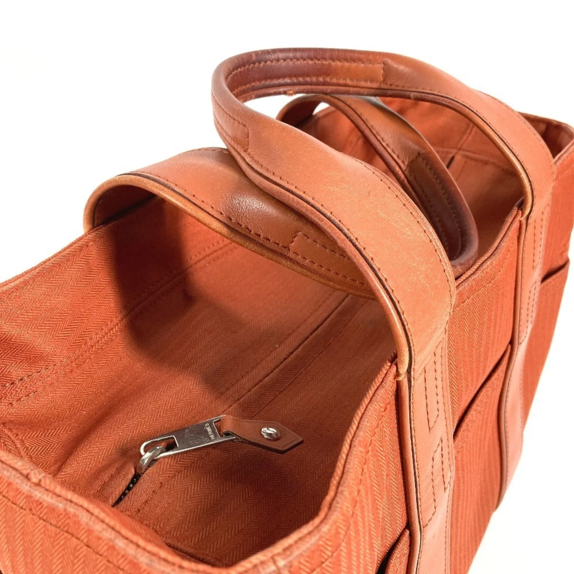 Acapulco Tote Toile and Leather PM - Image 9
