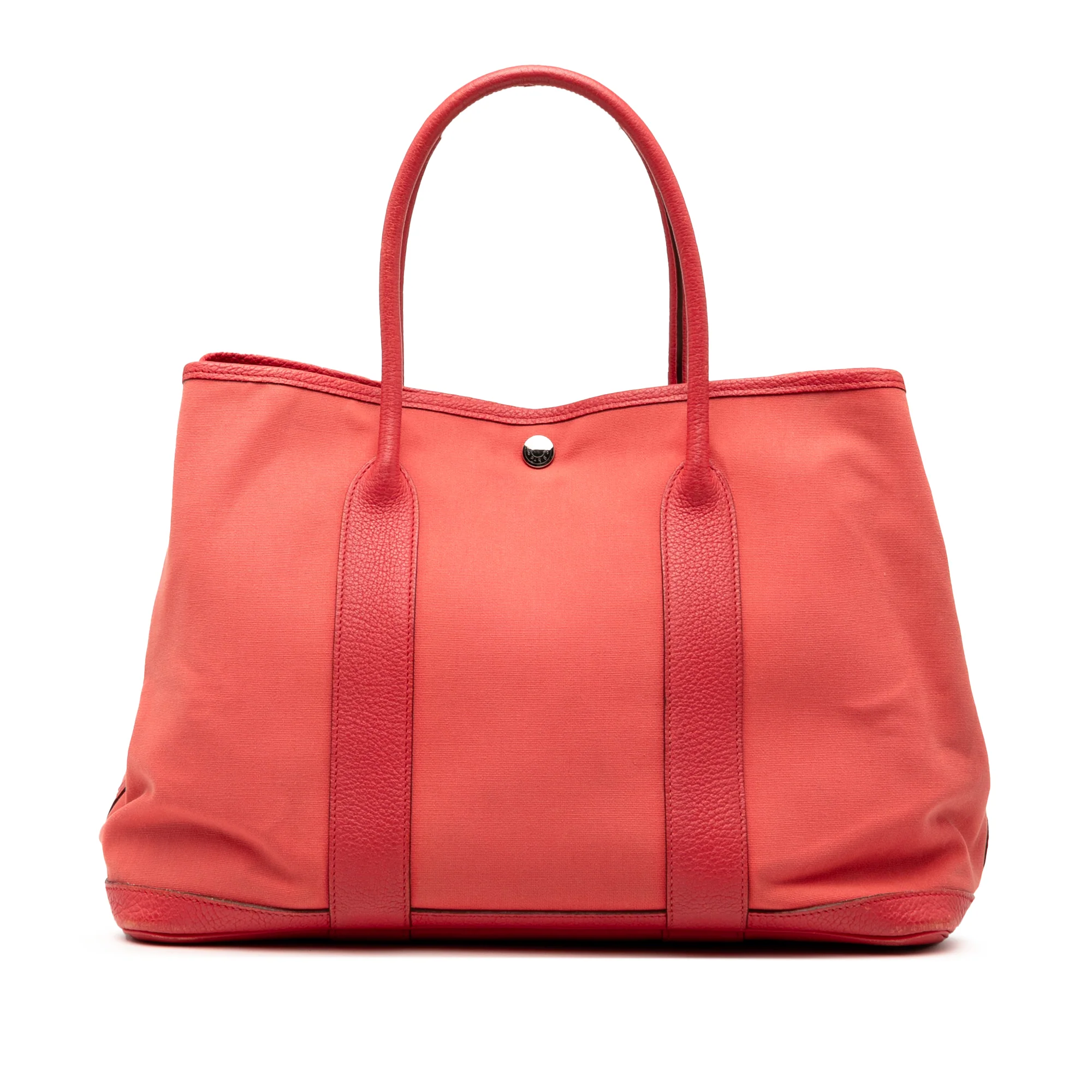 Garden Party Tote Toile and Leather 36