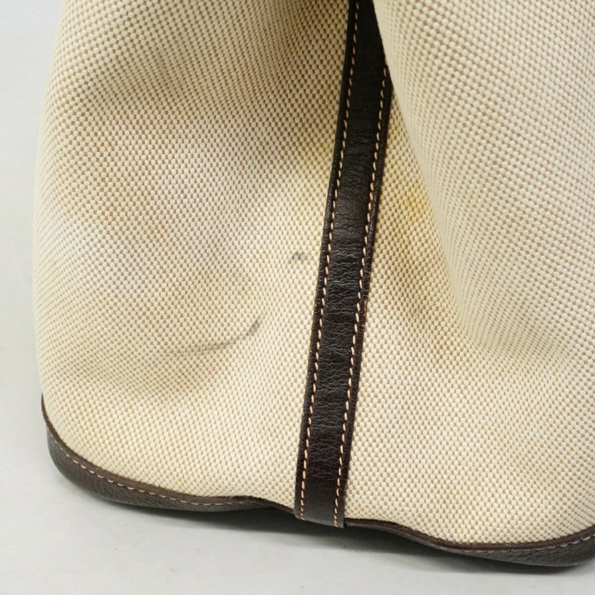Garden Party Tote Toile and Leather 36 - Image 8