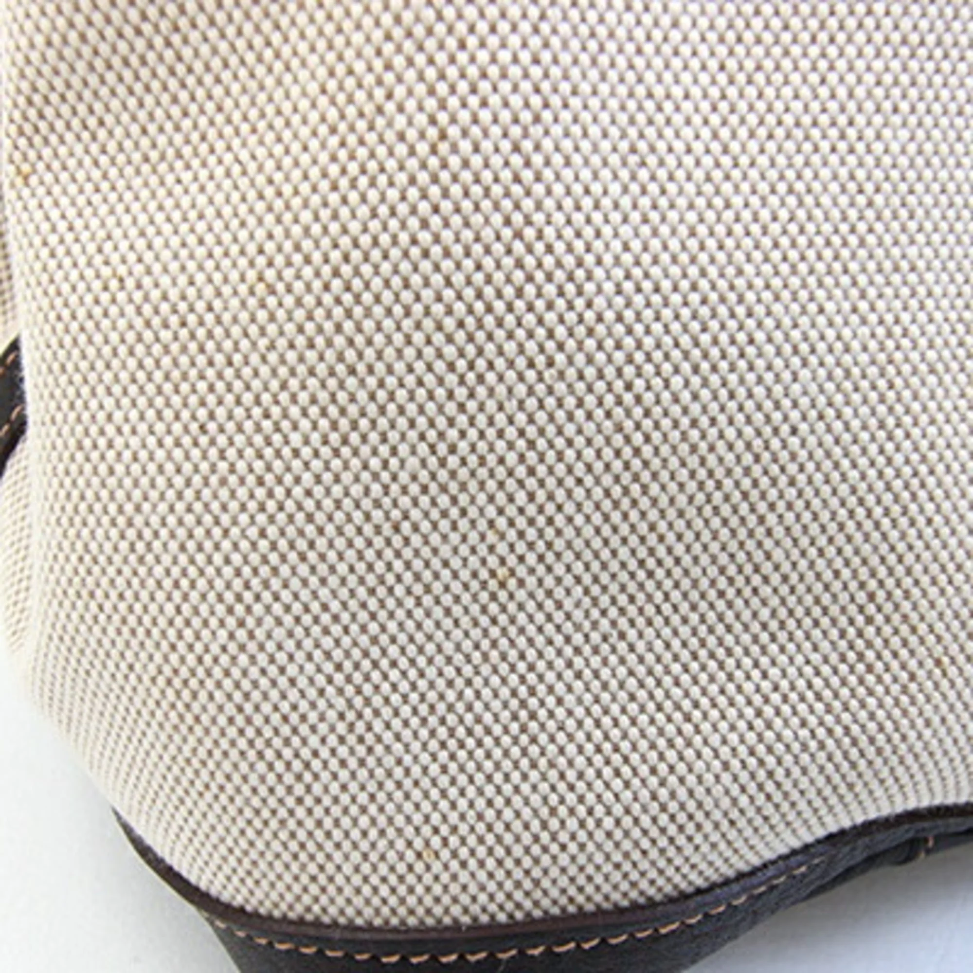 Garden Party Tote Toile and Leather 36 - Image 5