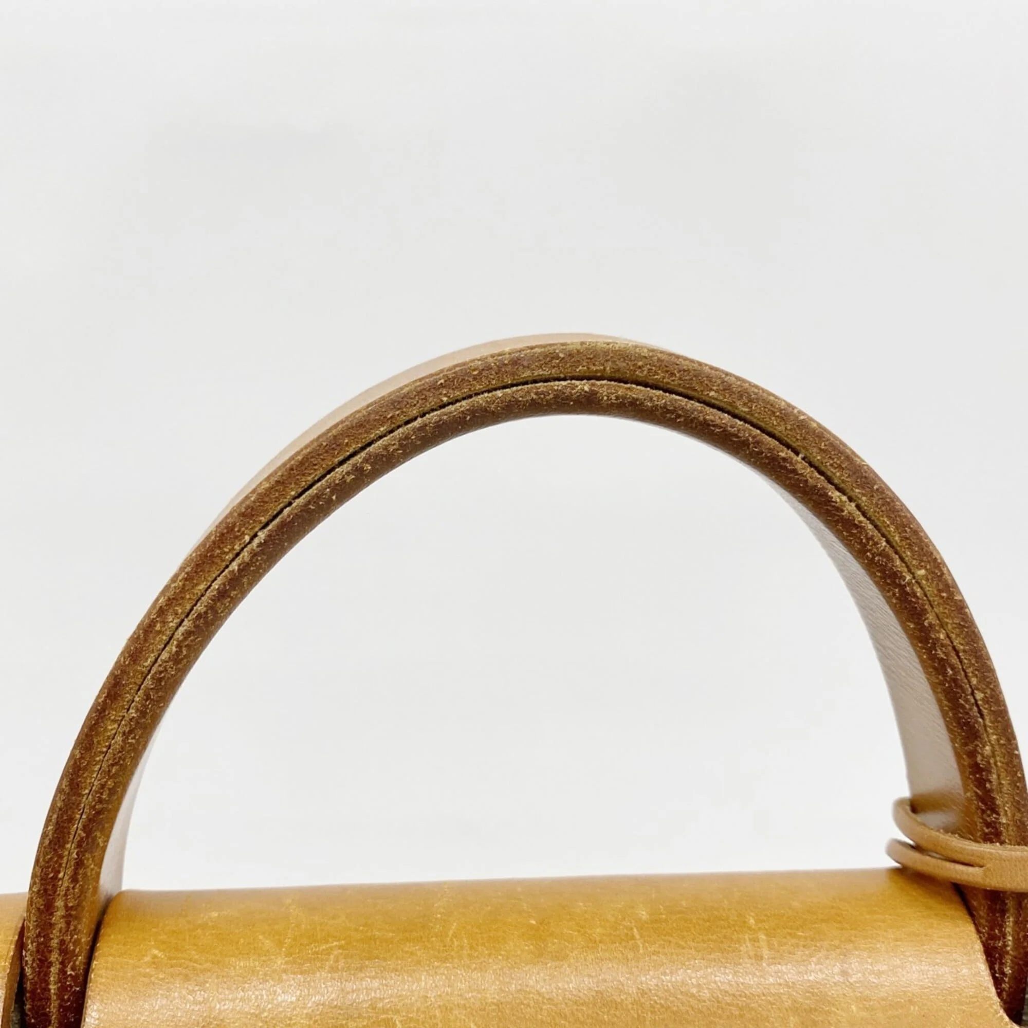 Herbag A Dos Zip Backpack Toile and Leather - Image 8
