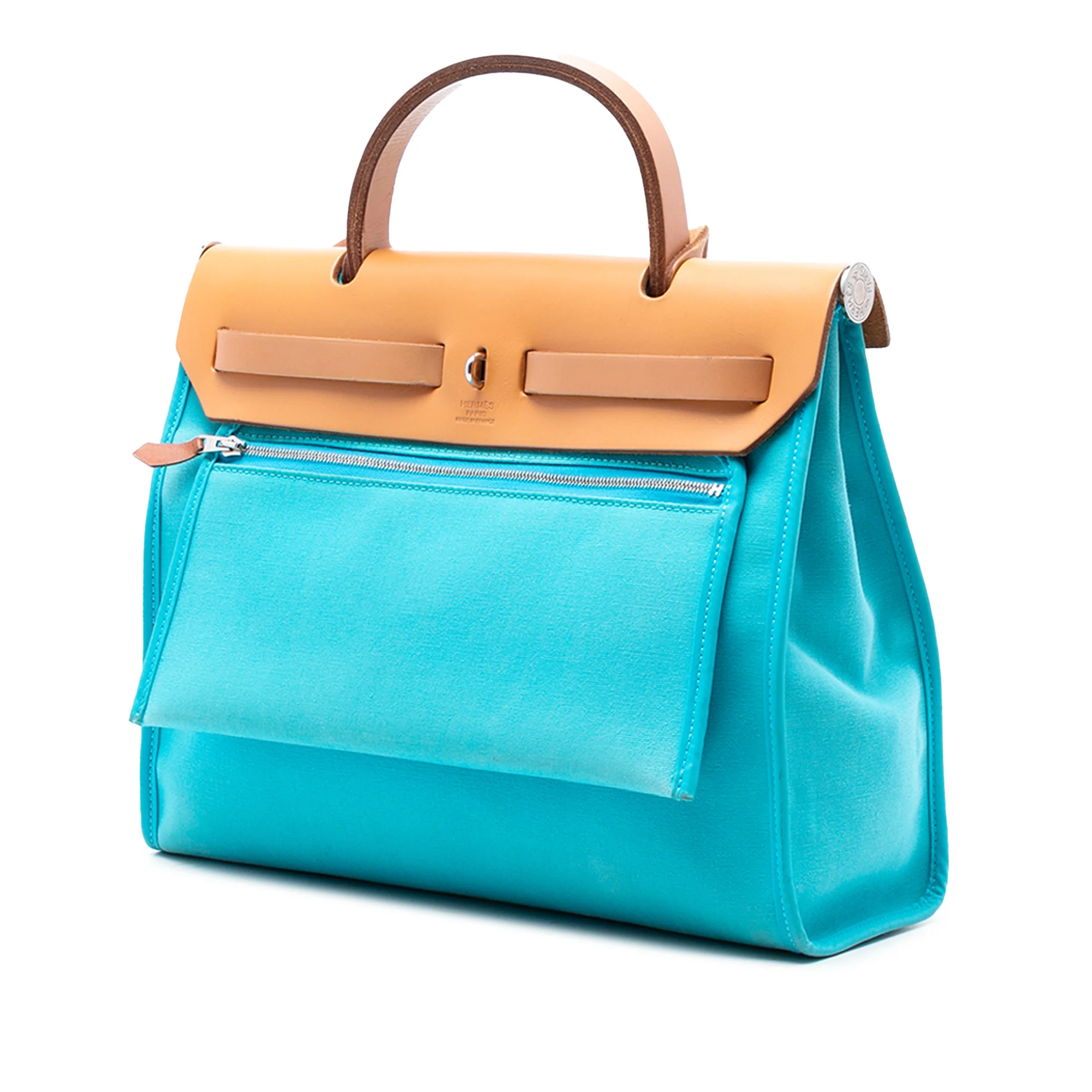 Herbag Zip Leather and Toile 31 - Image 2