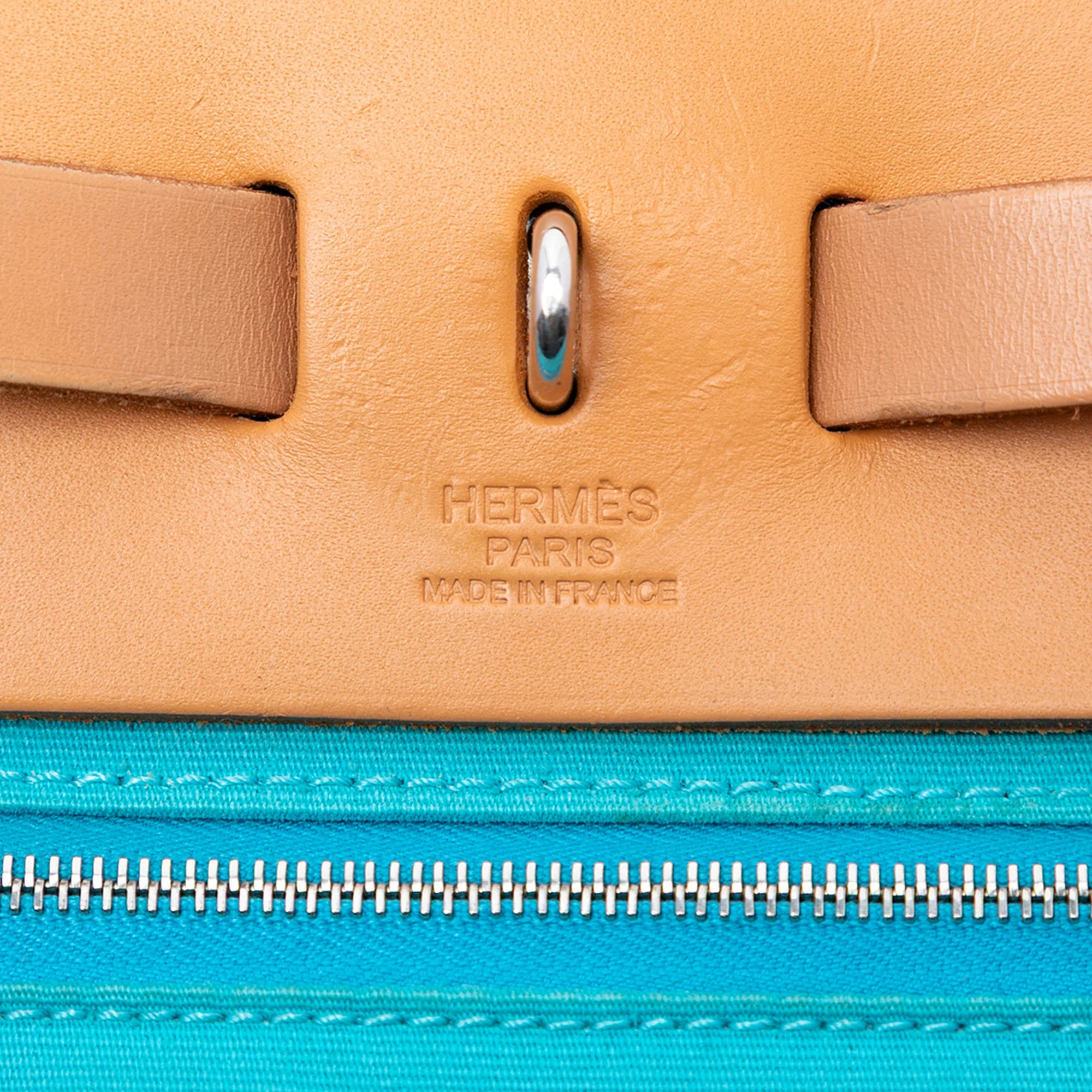 Herbag Zip Leather and Toile 31 - Image 5