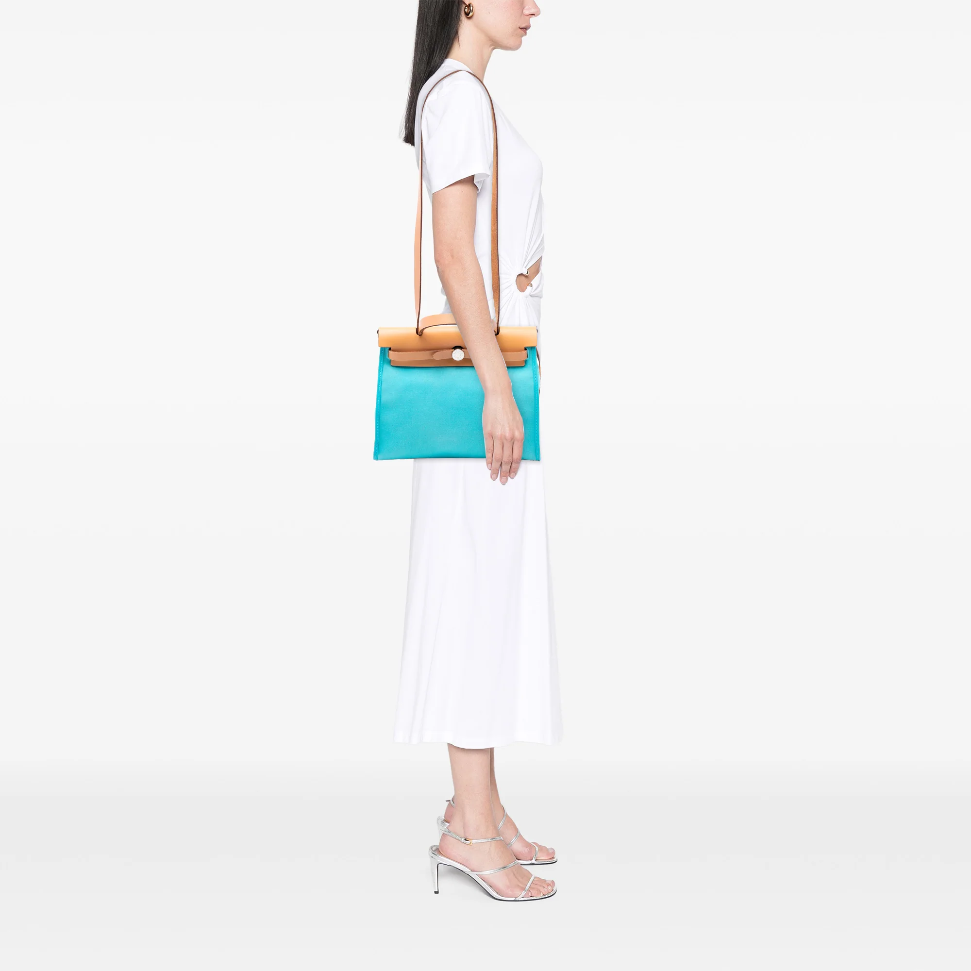 Herbag Zip Leather and Toile 31 - Image 7