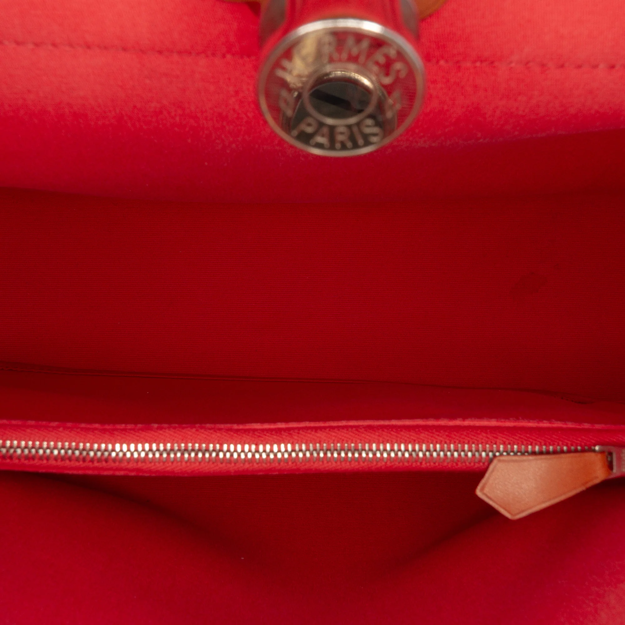 Herbag Zip Leather and Toile 31 - Image 4