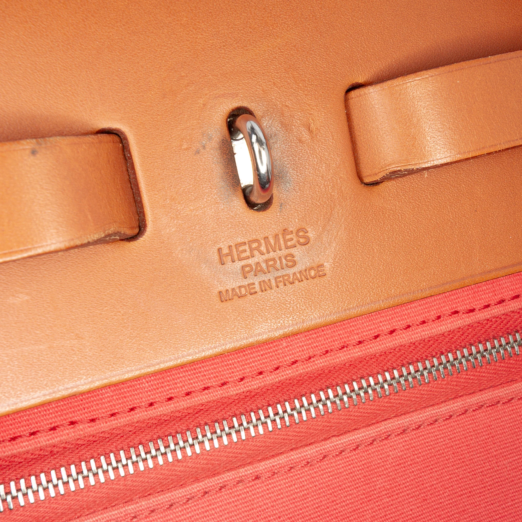 Herbag Zip Leather and Toile 31 - Image 6