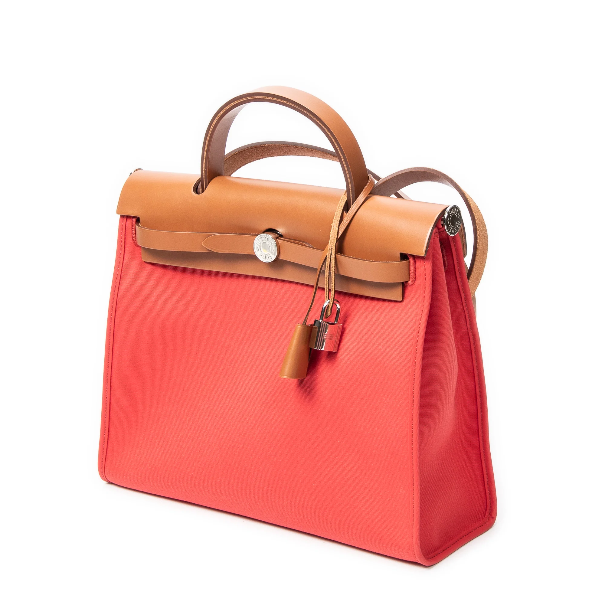 Herbag Zip Leather and Toile 31 - Image 2