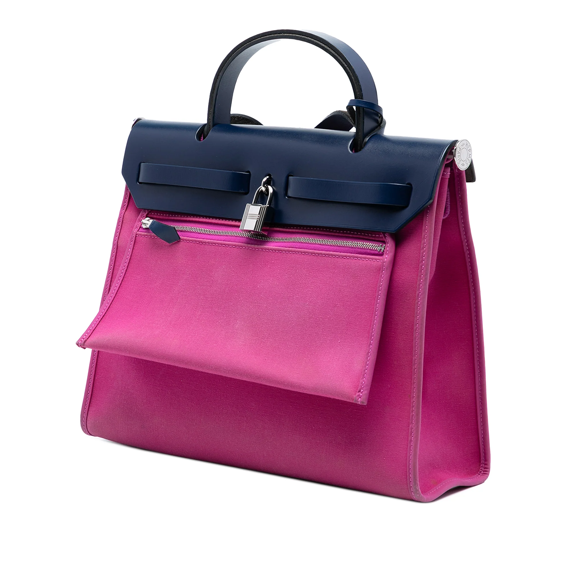 Herbag Zip Leather and Toile 31 - Image 2