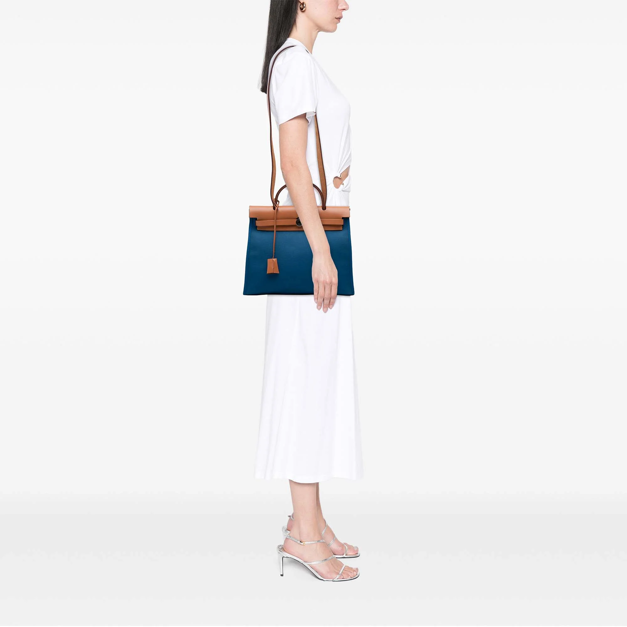 Herbag Zip Leather and Toile 31 - Image 6