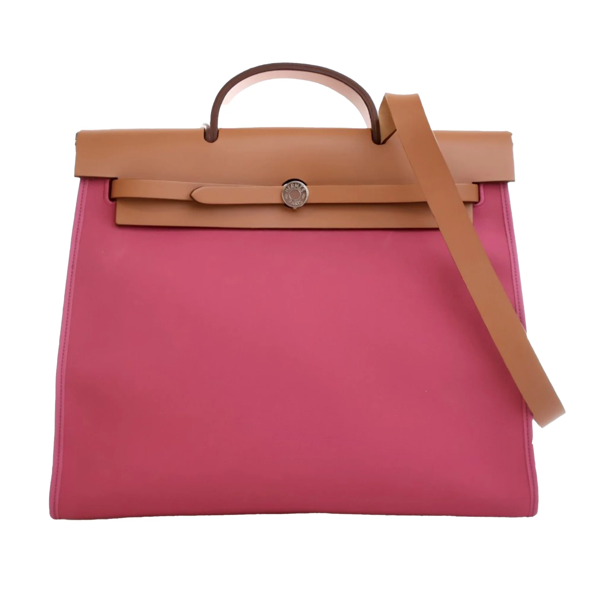 Herbag Zip Leather and Toile 39
