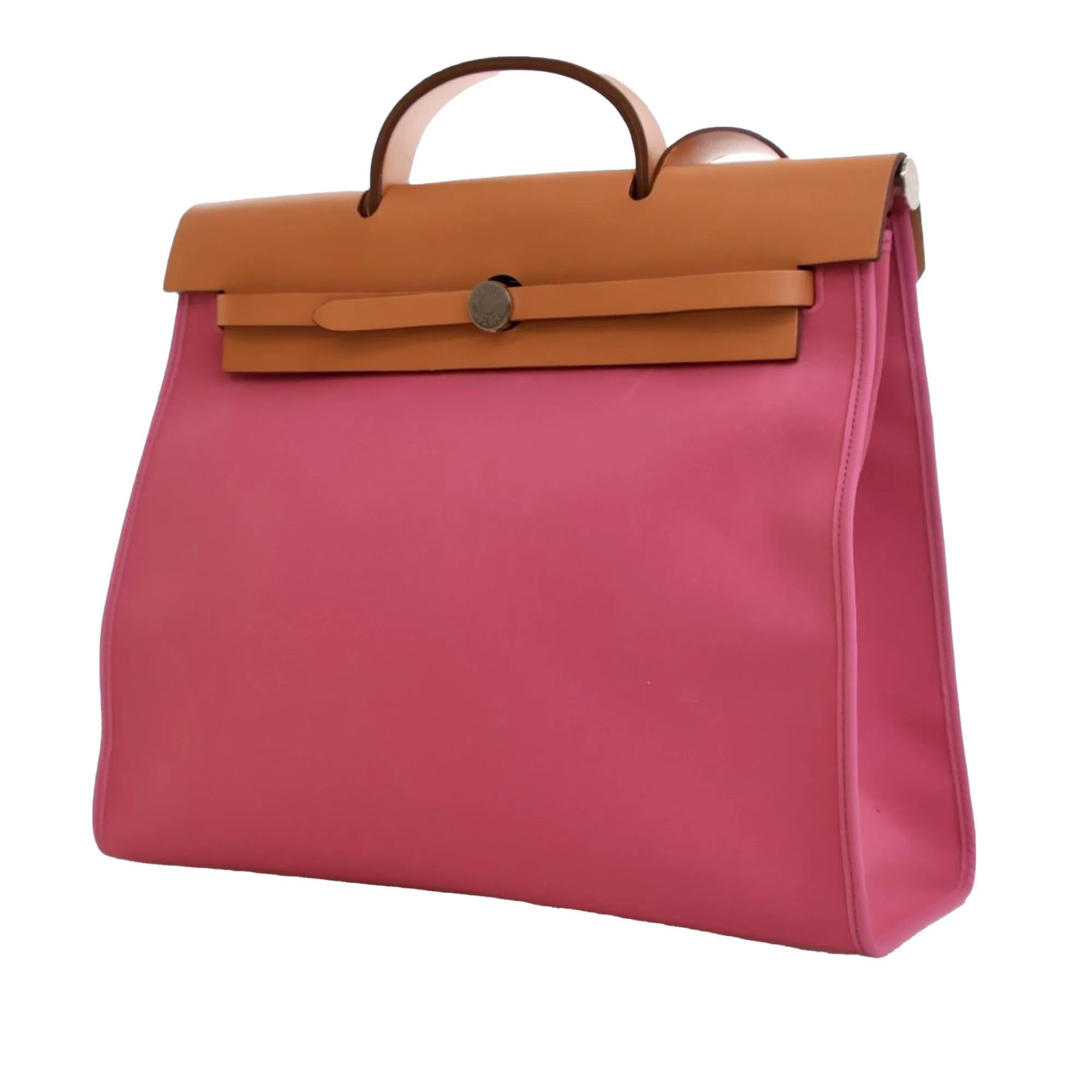 Herbag Zip Leather and Toile 39 - Image 3