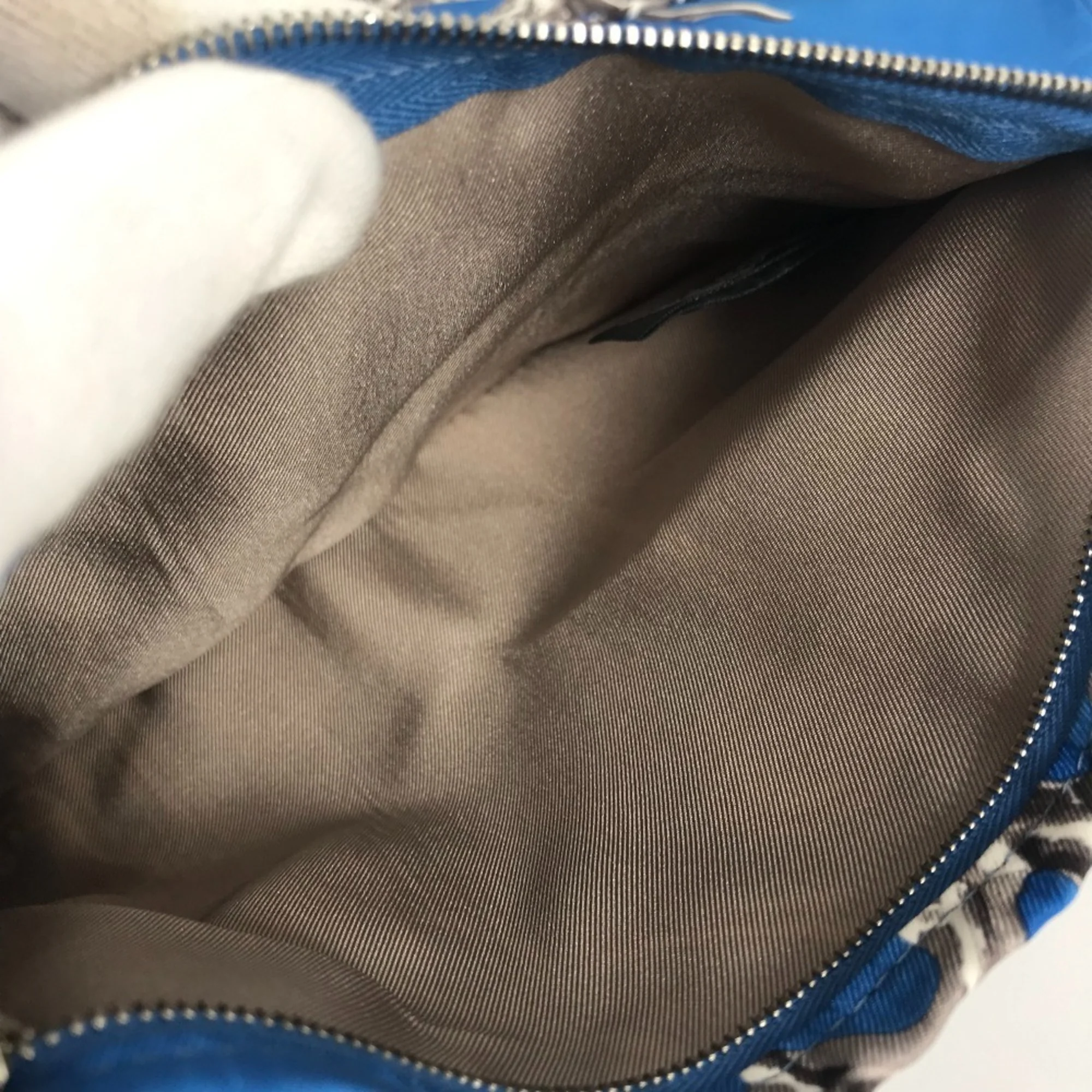 Silky City Bag Printed Silk and Leather GM - Image 6