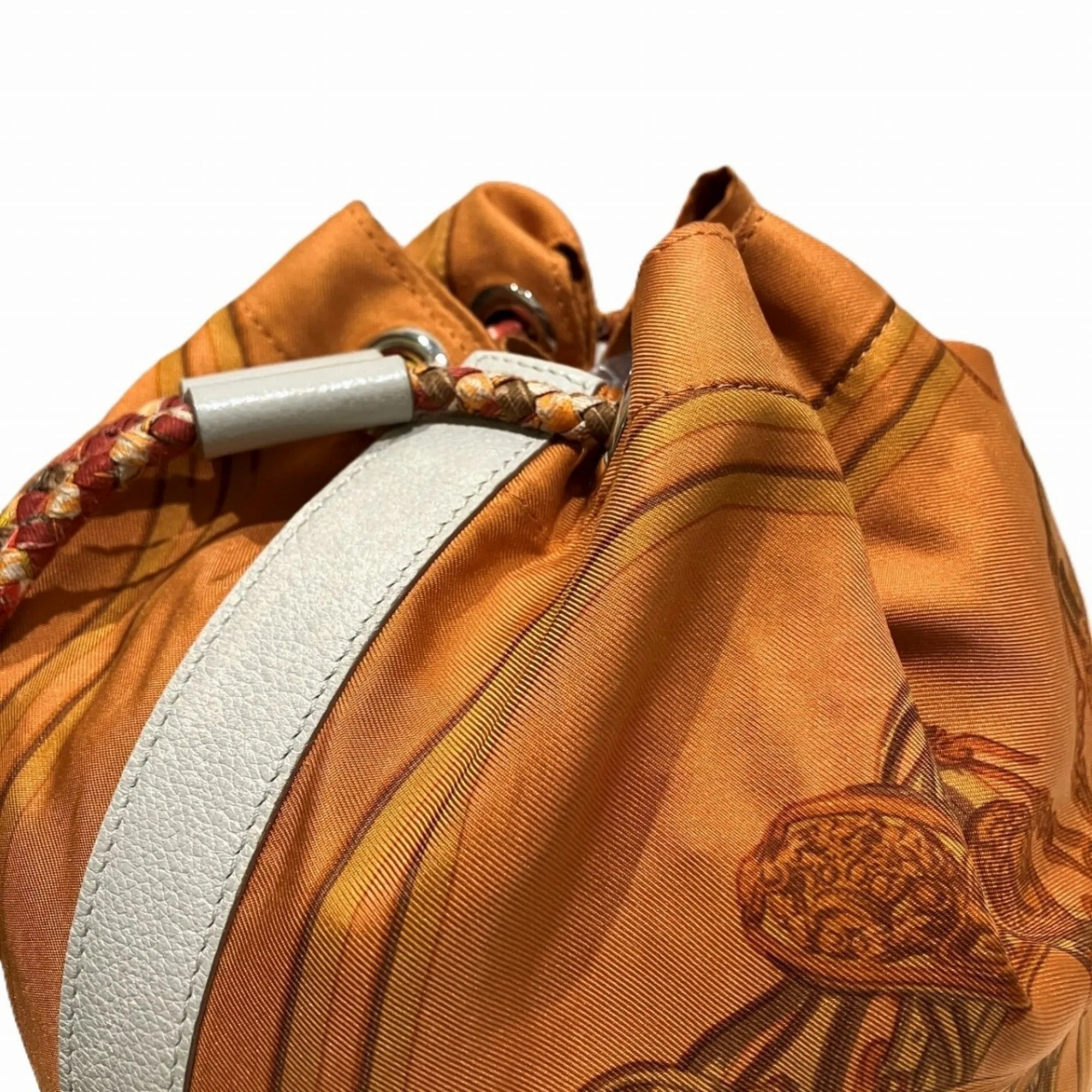 Soie Cool Handbag Printed Silk and Calfskin Medium - Image 7