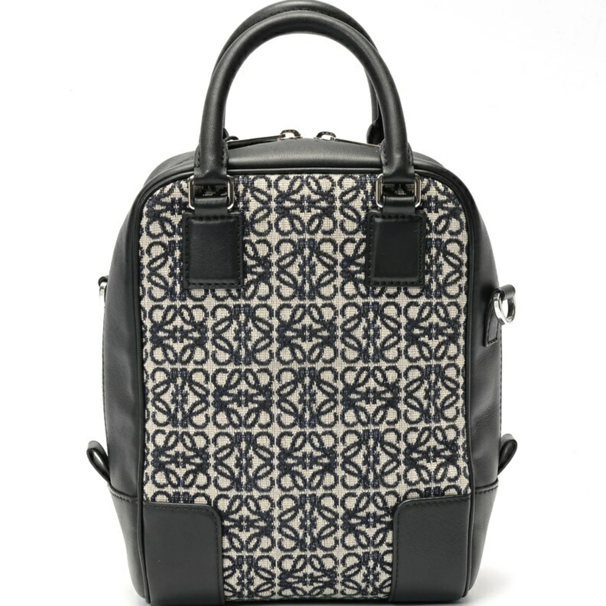 Amazona Bag Leather and Jacquard Canvas 28 - Image 3