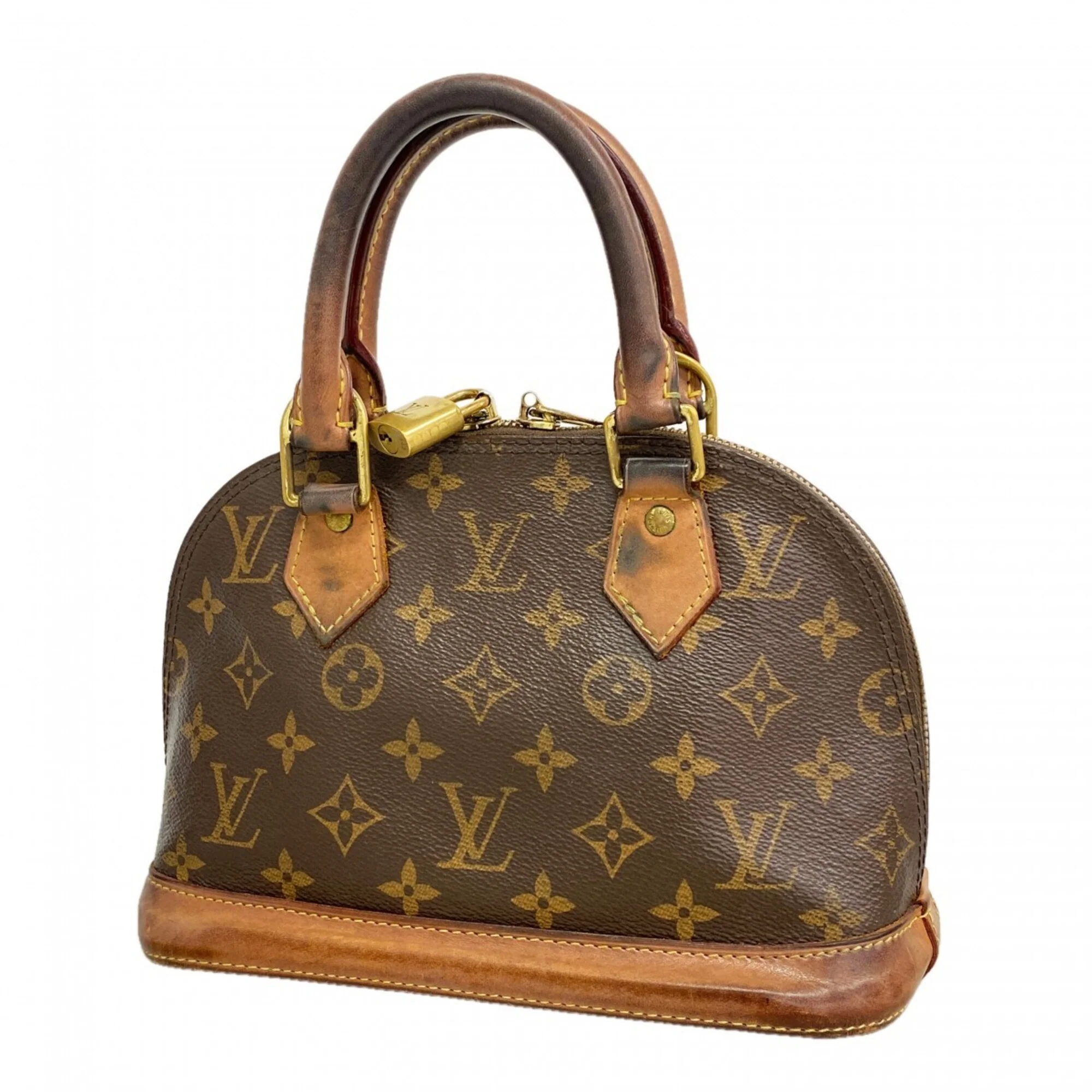 Alma Handbag Monogram Canvas BB