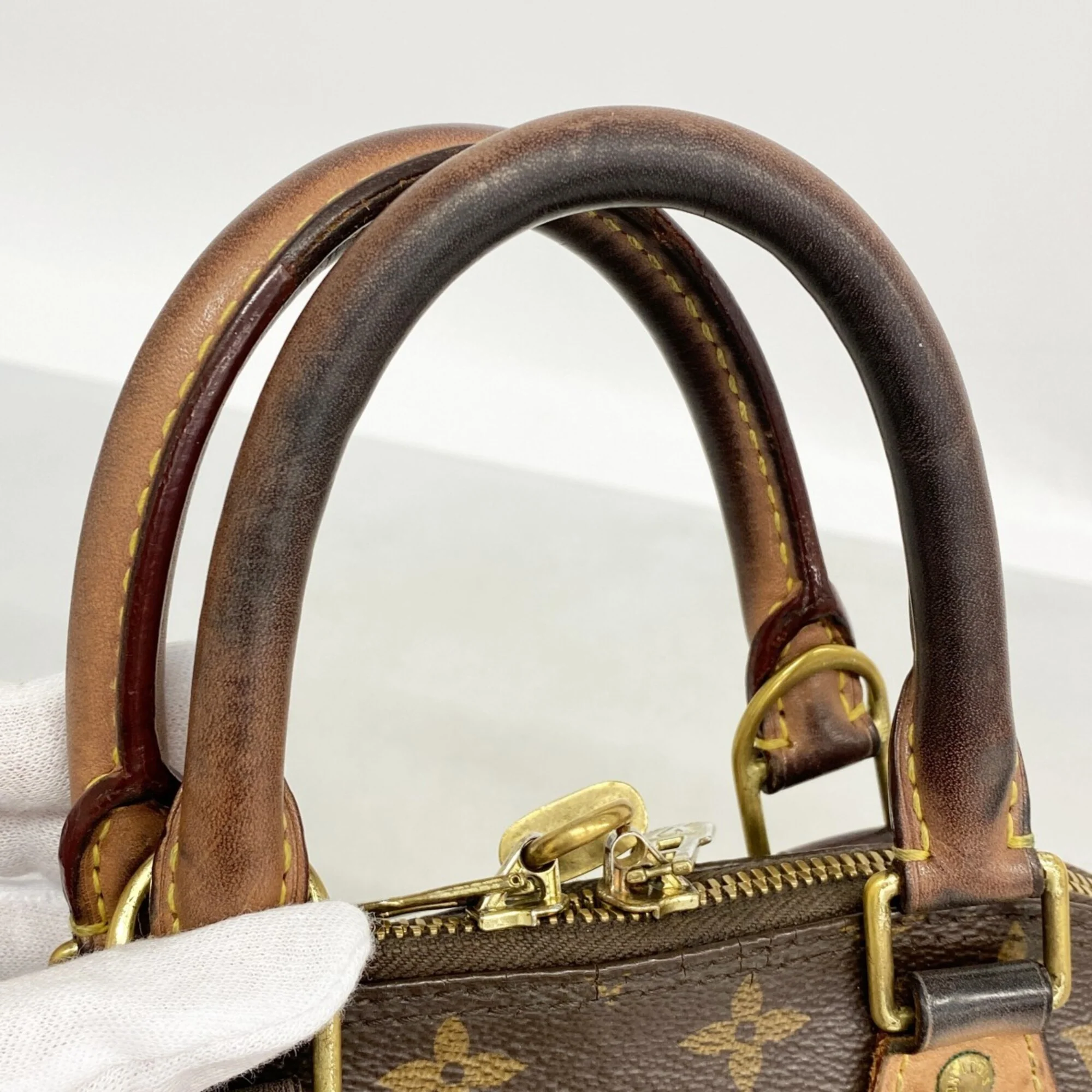 Alma Handbag Monogram Canvas BB - Image 8