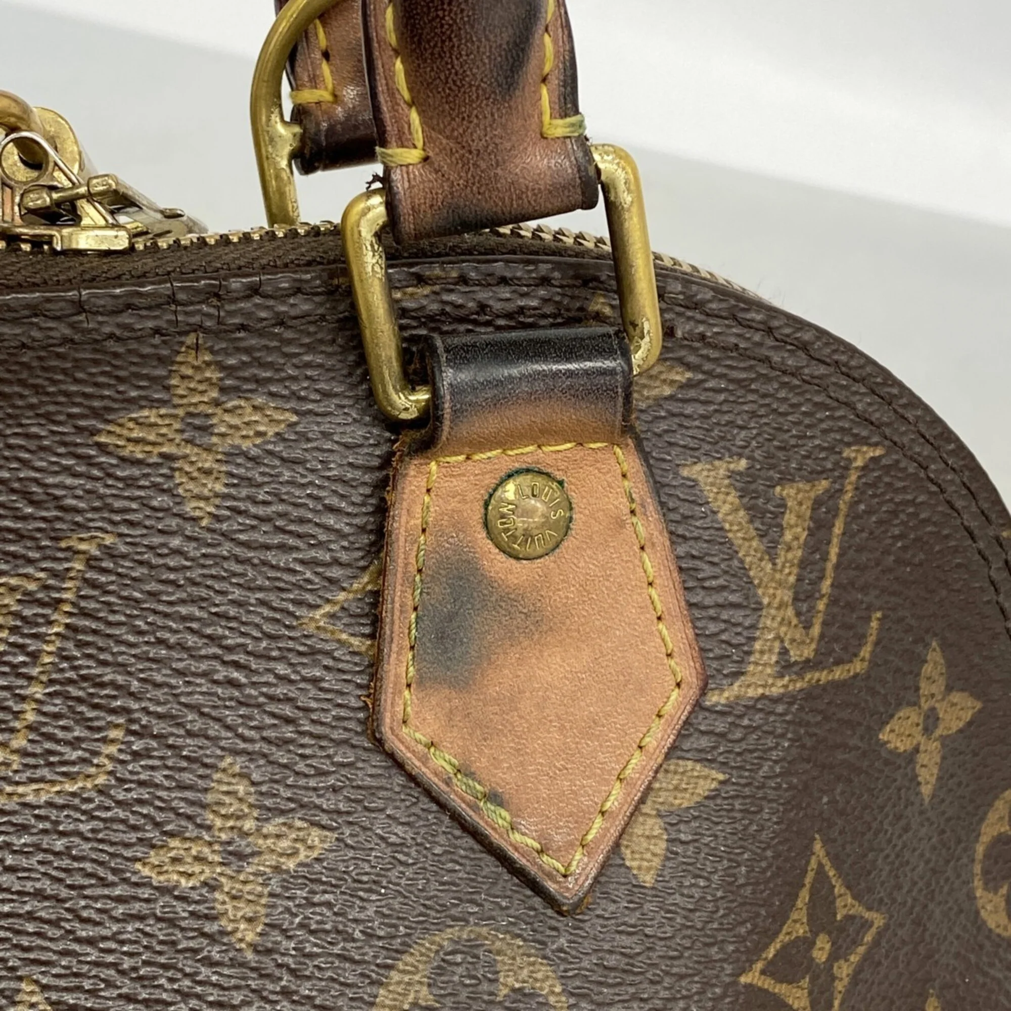 Alma Handbag Monogram Canvas BB - Image 9