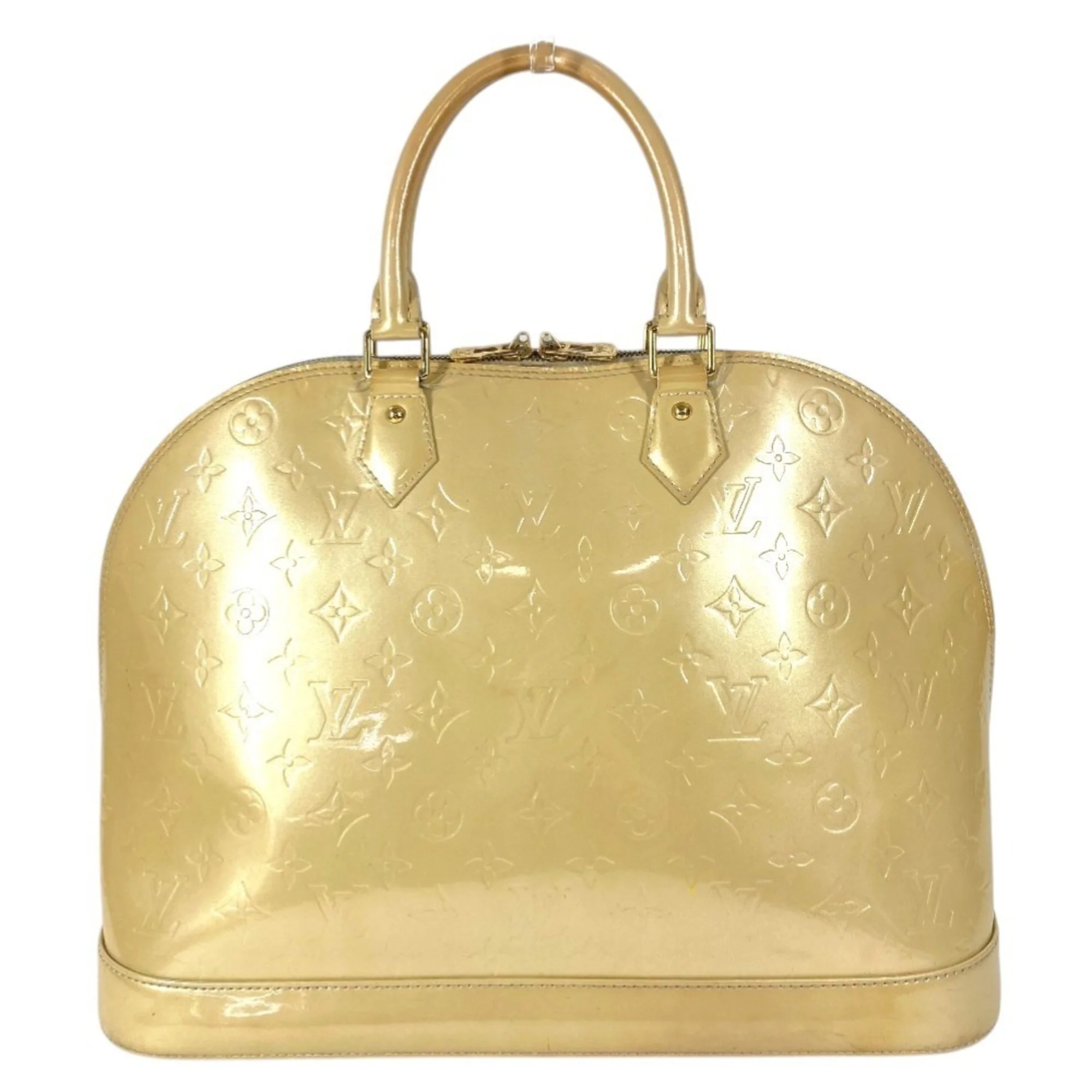 Alma Handbag Monogram Vernis GM - Image 2