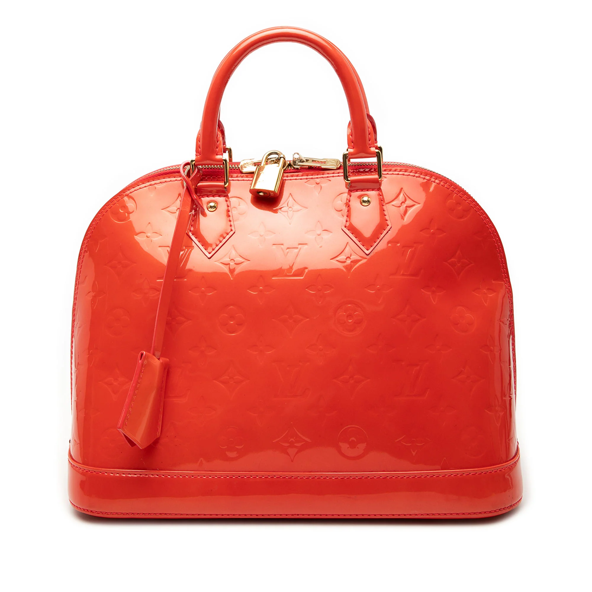 Alma Handbag Monogram Vernis PM