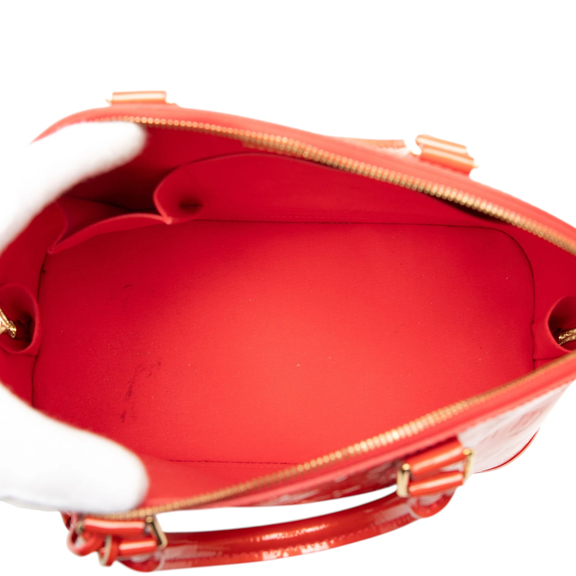 Alma Handbag Monogram Vernis PM - Image 4