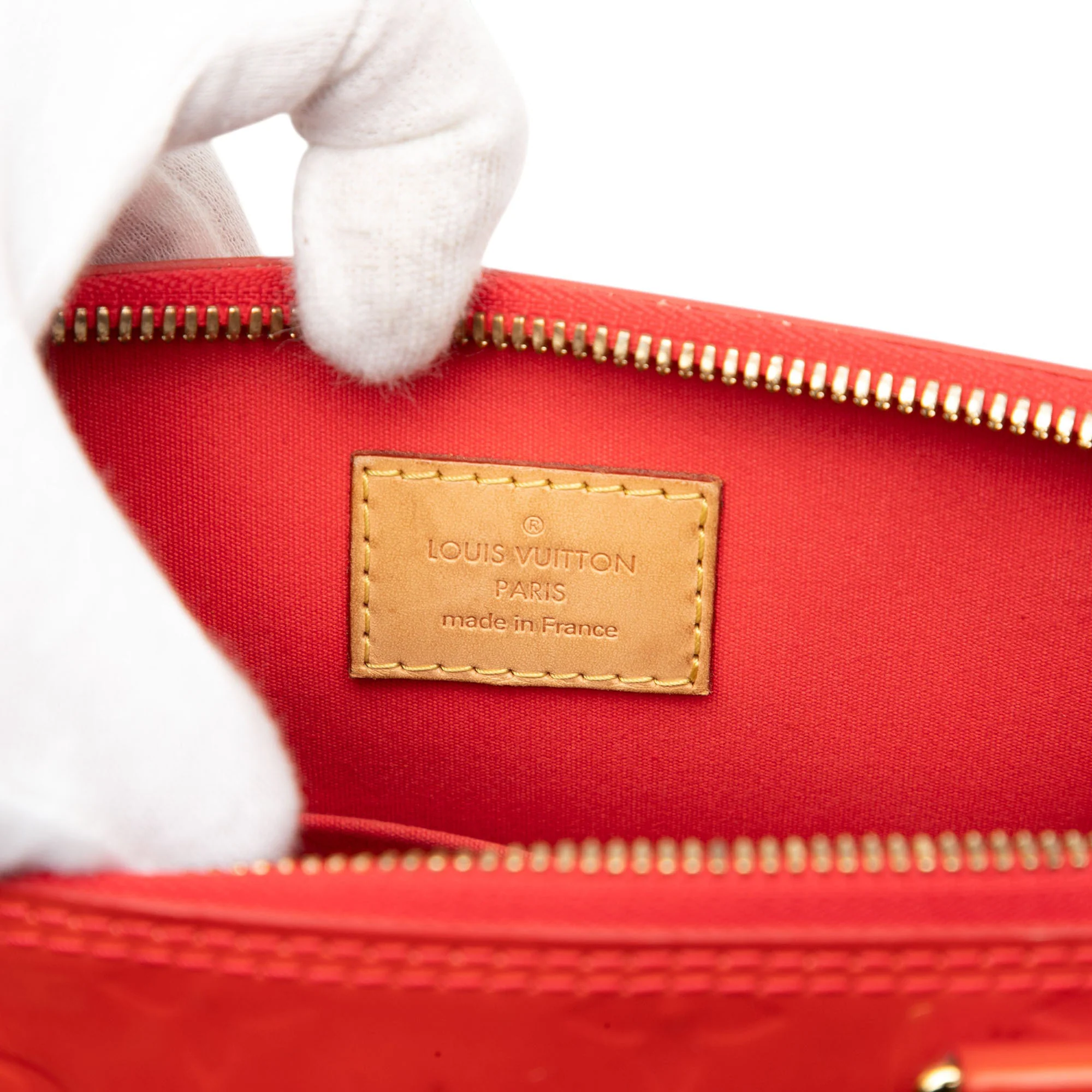 Alma Handbag Monogram Vernis PM - Image 5