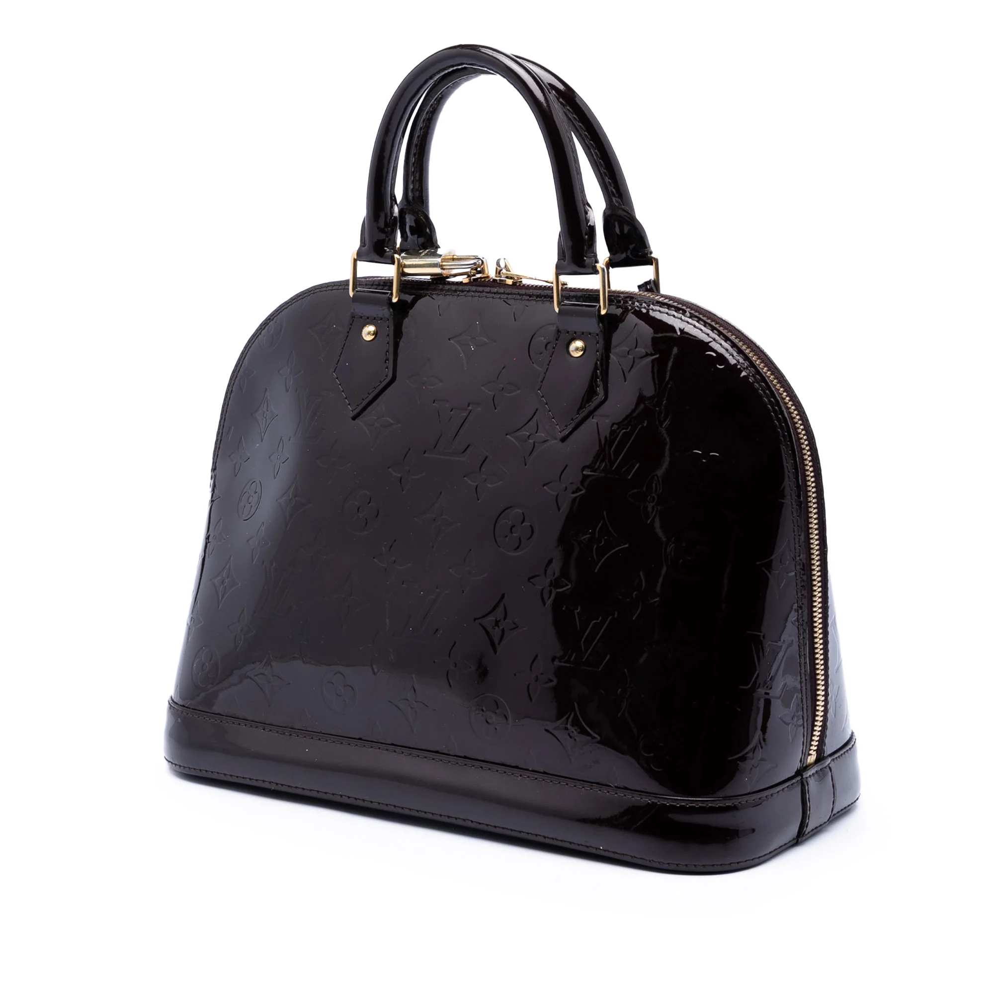 Alma Handbag Monogram Vernis PM - Image 2
