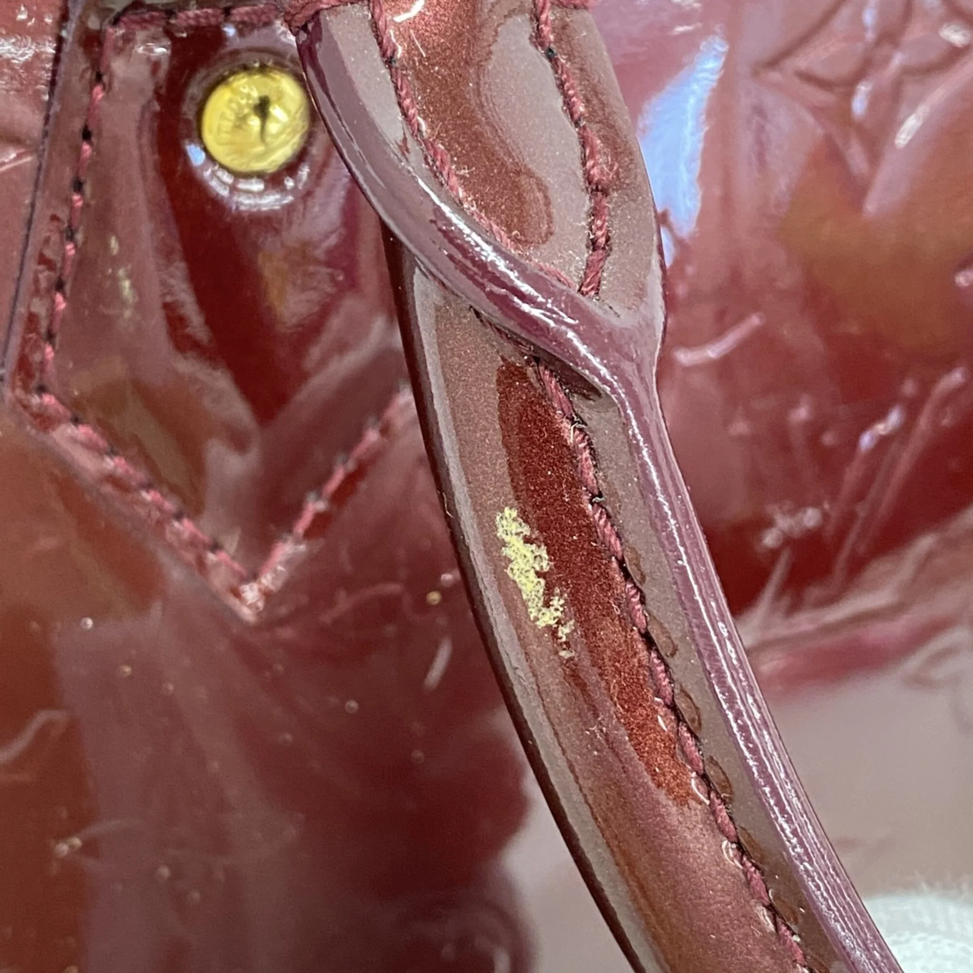 Alma Handbag Monogram Vernis PM - Image 6