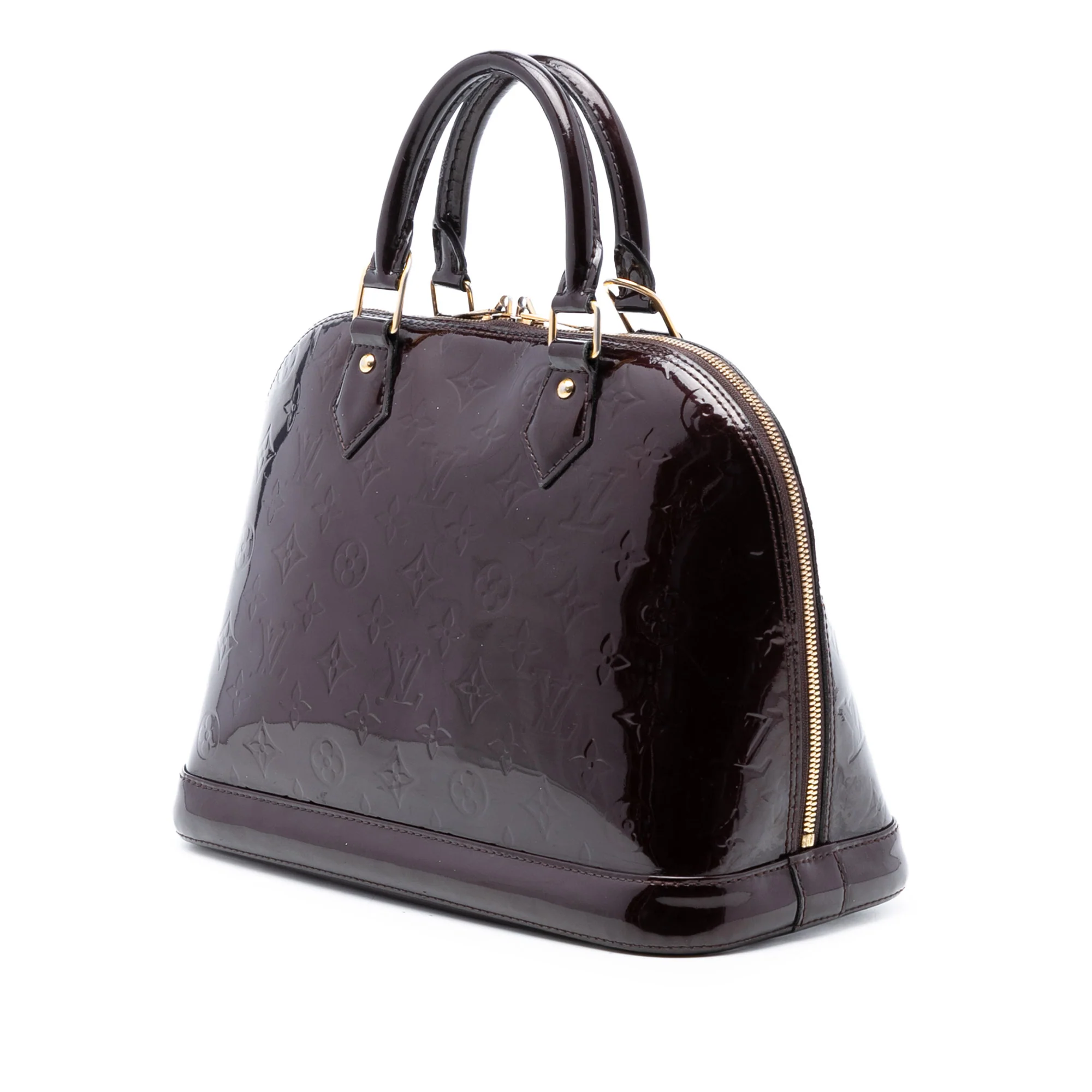 Alma Handbag Monogram Vernis PM - Image 2
