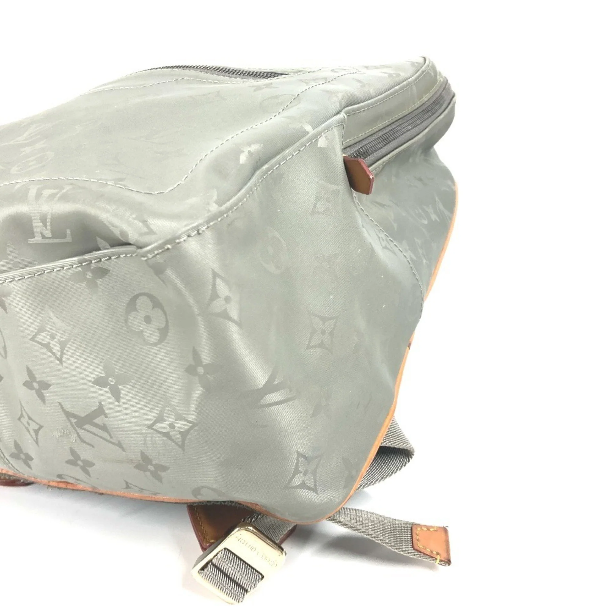 Backpack Limited Edition Titanium Monogram Canvas PM - Image 8