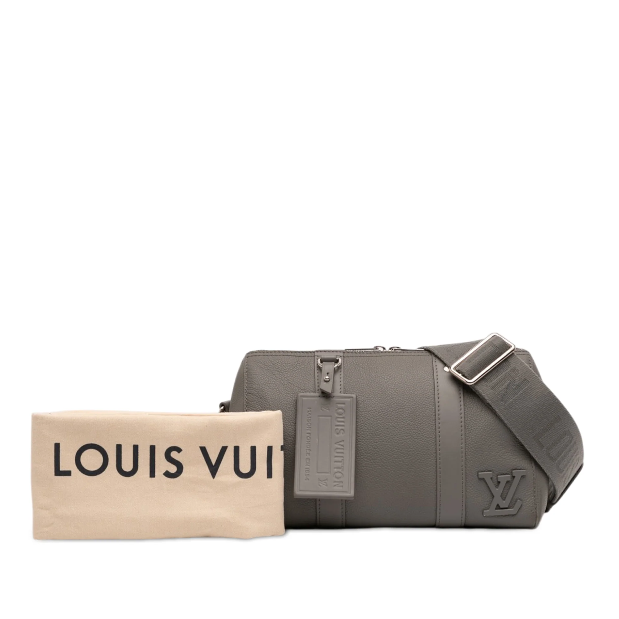City Keepall Bag Limited Edition Aerogram Leather - Image 7