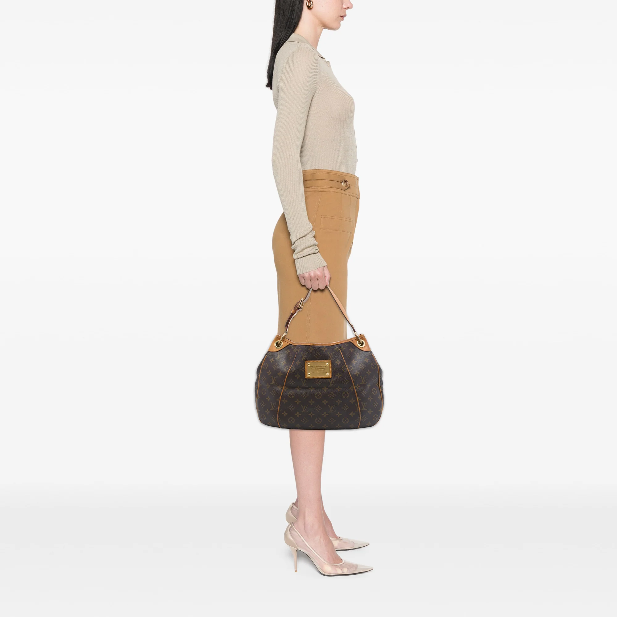 Galliera Handbag Monogram Canvas PM - Image 6