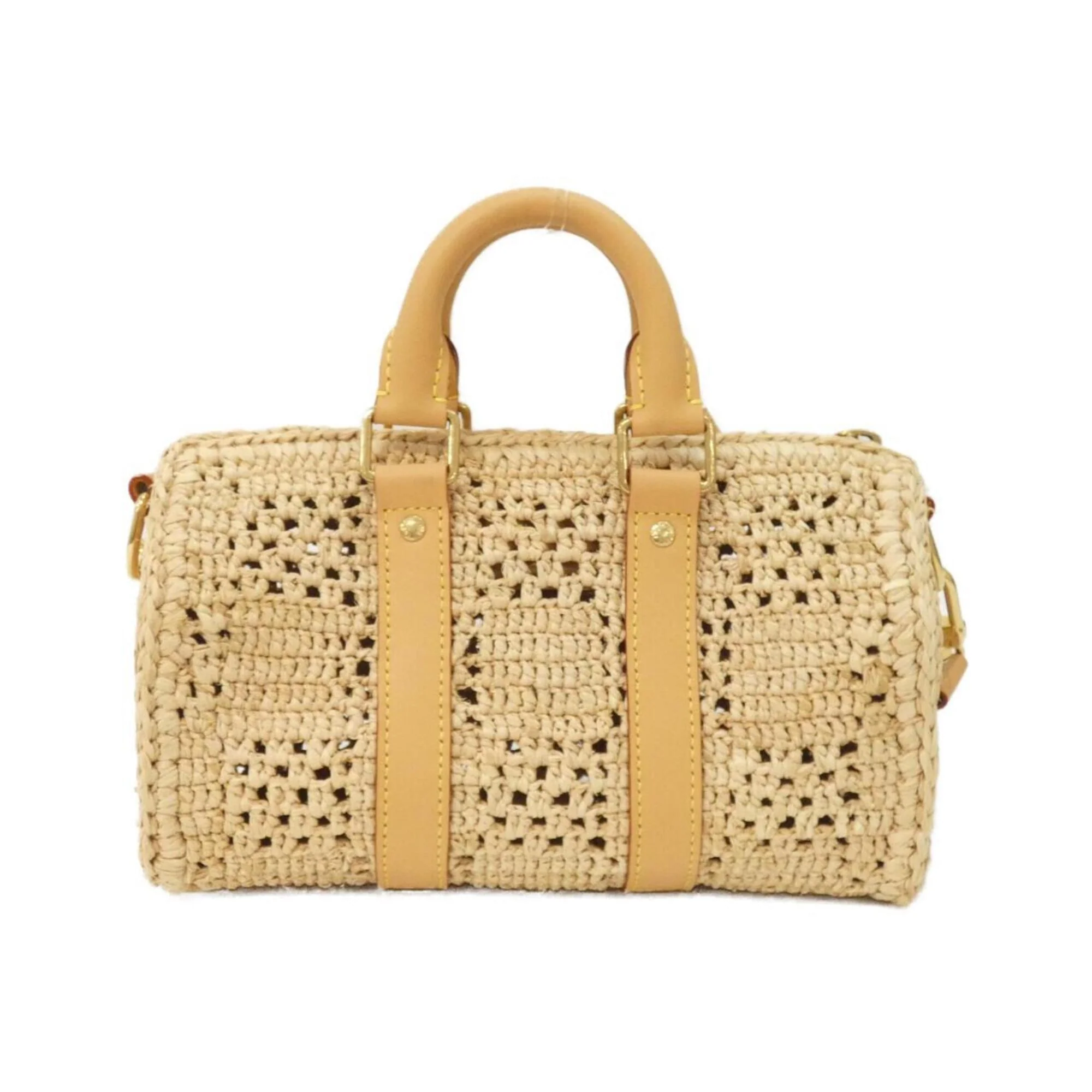 Keepall Bandouliere Bag Damier Raffia 25 - Image 2