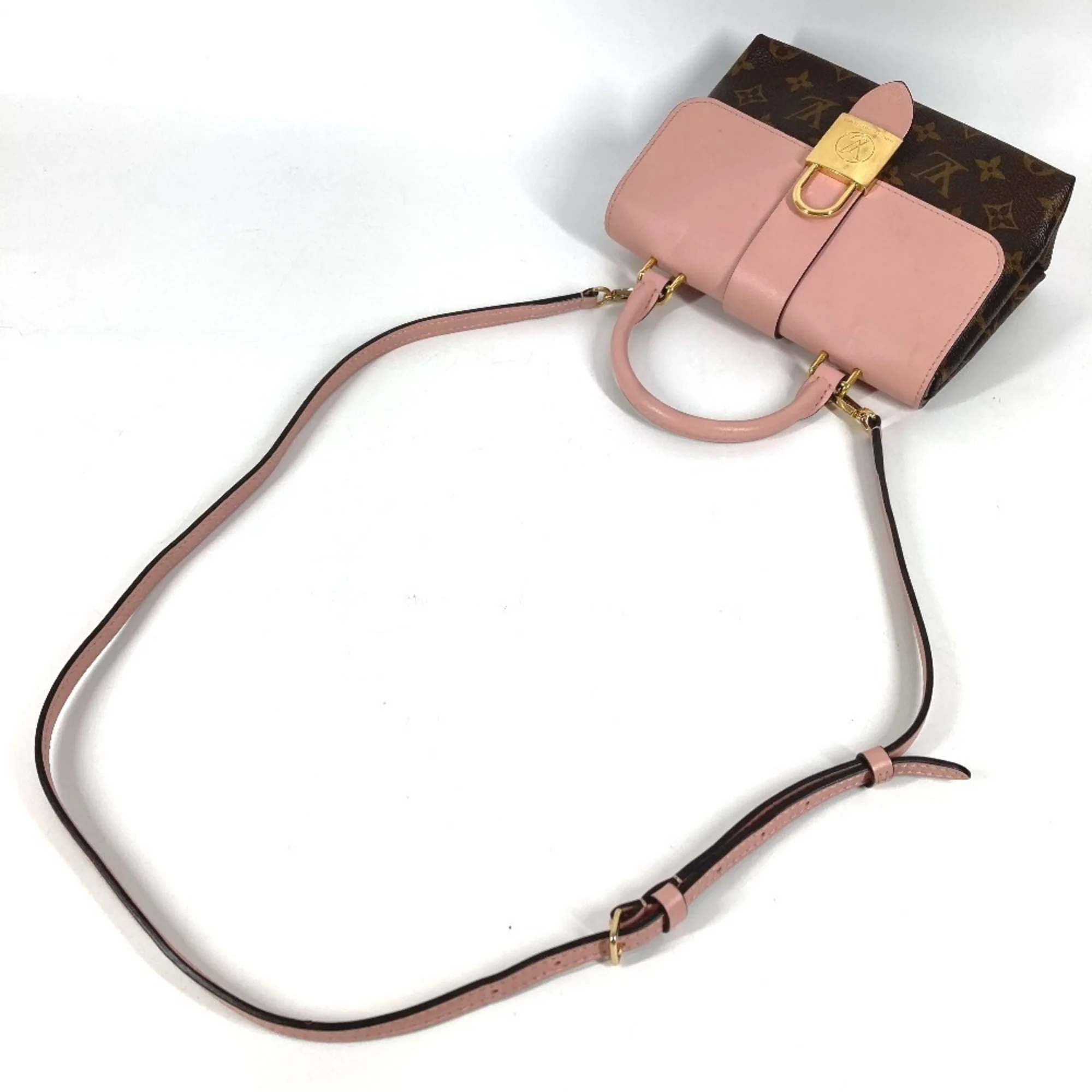 Locky Handbag Monogram Canvas with Leather BB - Image 8