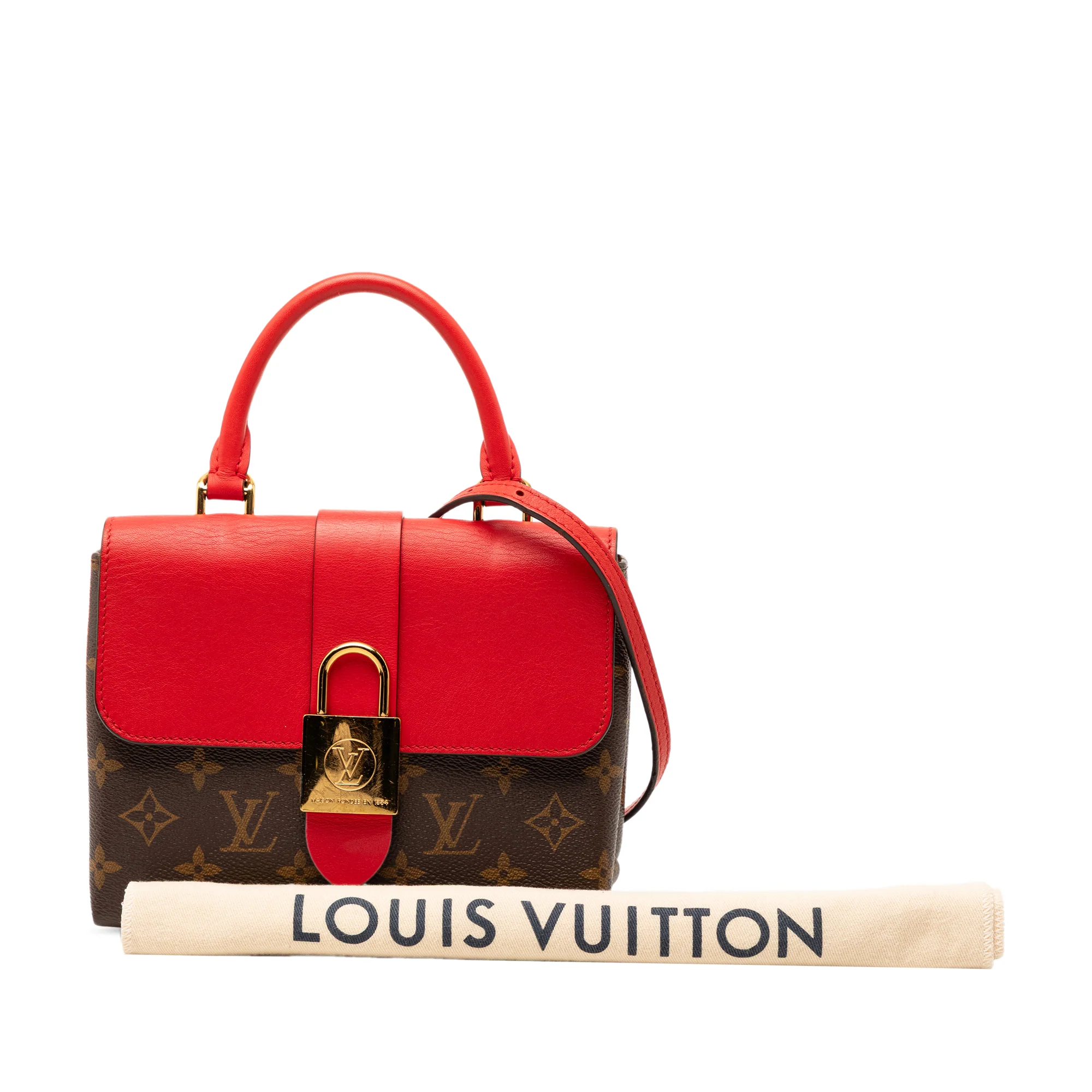 Locky Handbag Monogram Canvas with Leather BB - Image 9