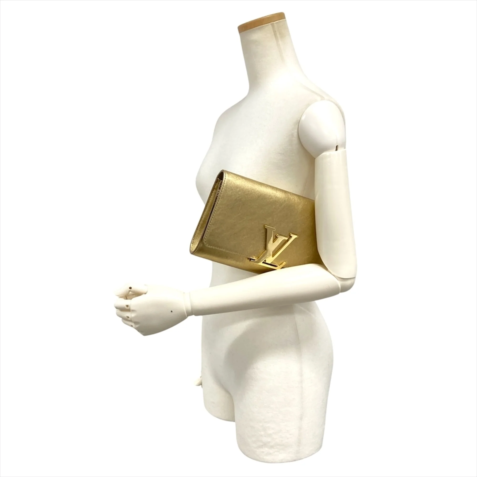 Louise Clutch Leather Long - Image 2