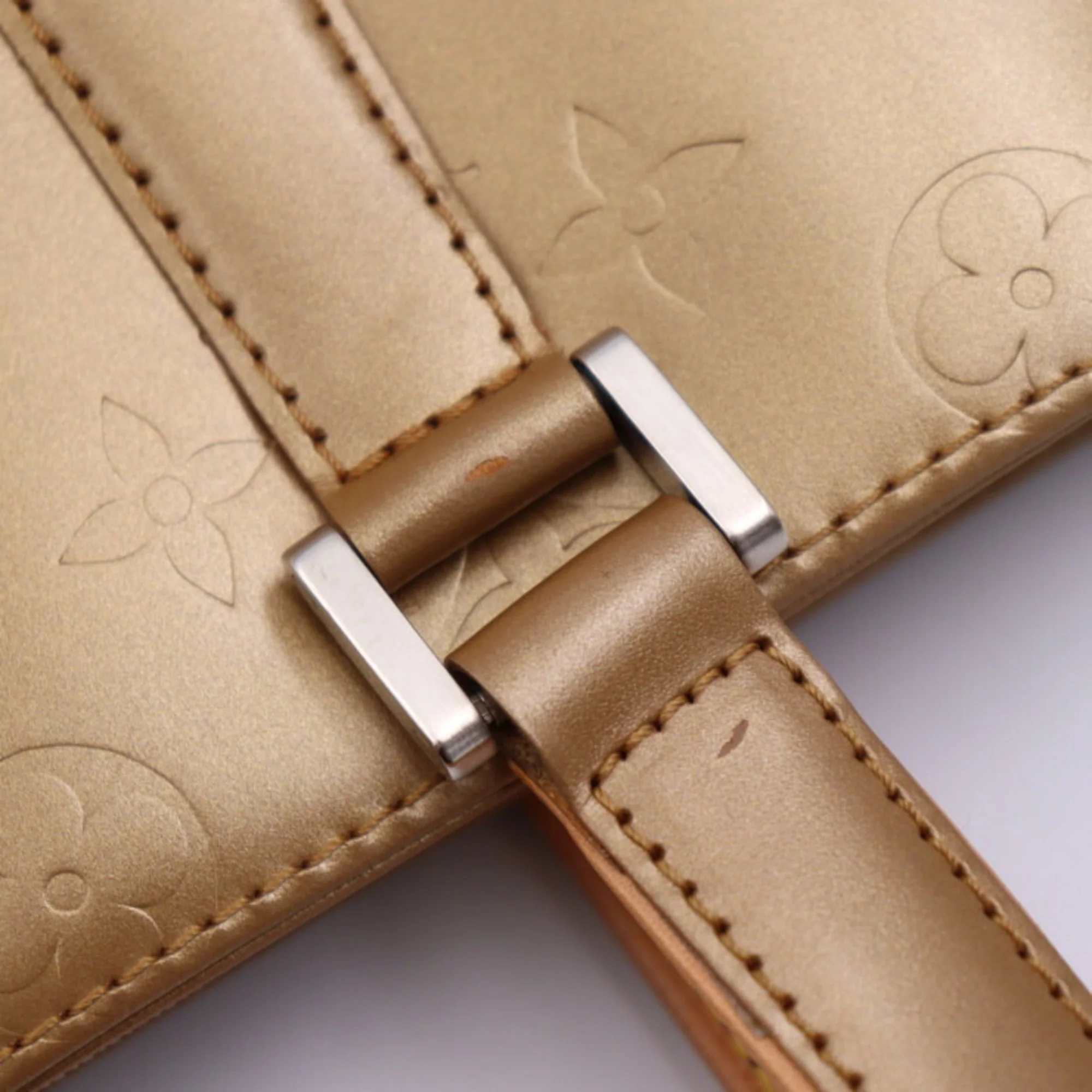 Mat Stockton Handbag Monogram Vernis - Image 7