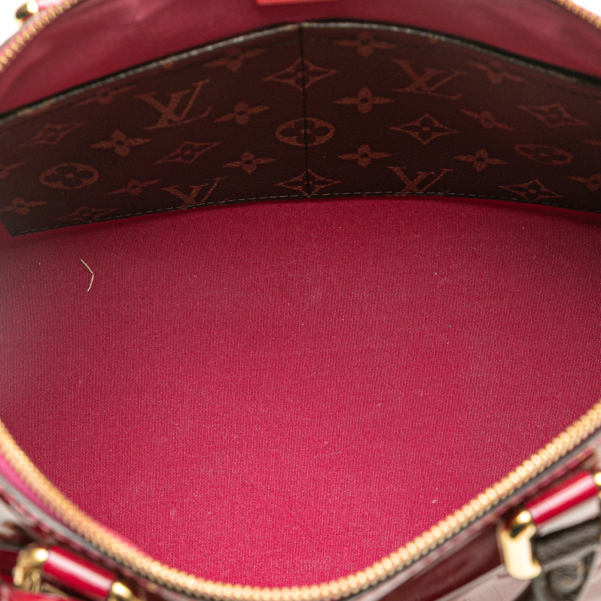 Miroir Handbag Vernis with Monogram Canvas - Image 4