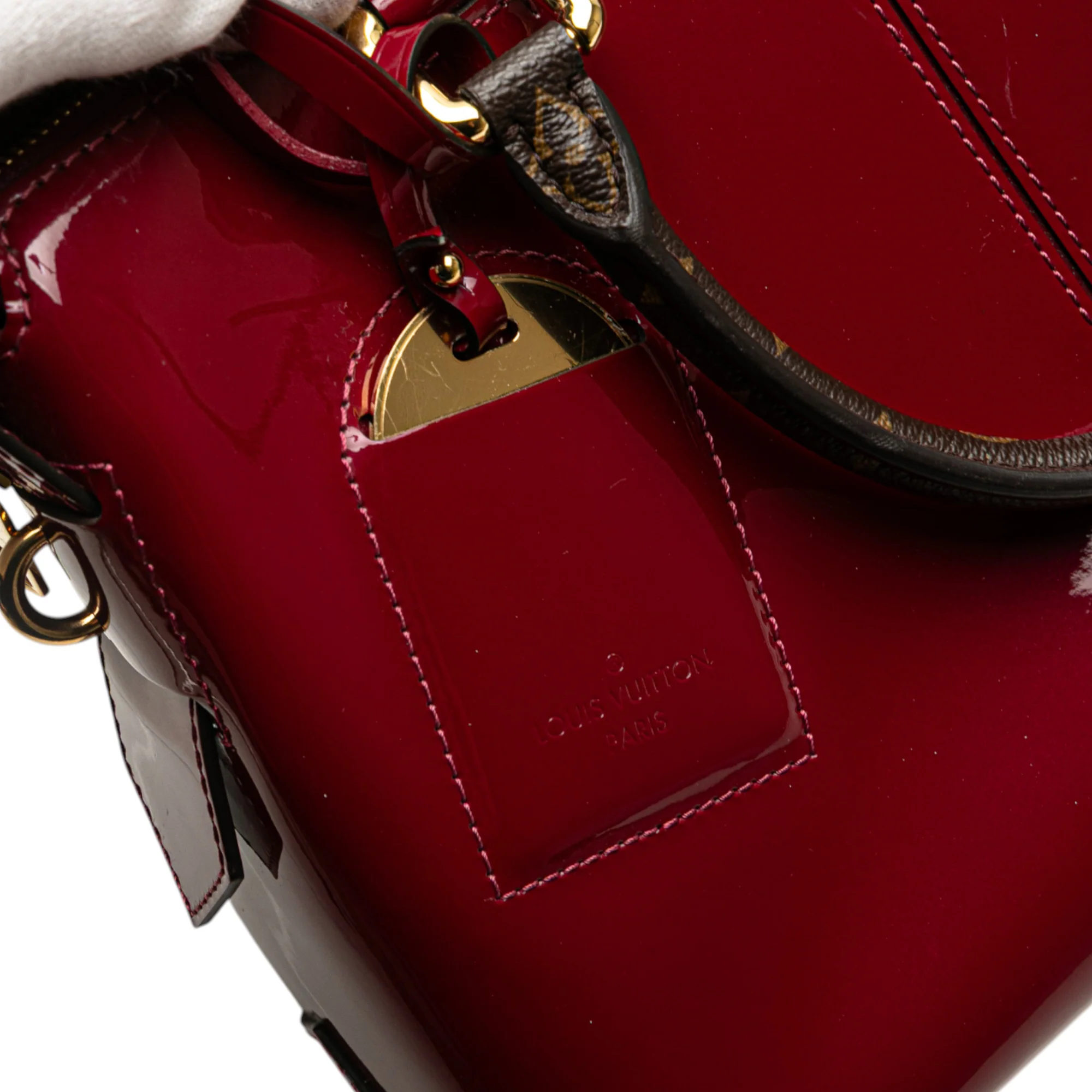 Miroir Handbag Vernis with Monogram Canvas - Image 7