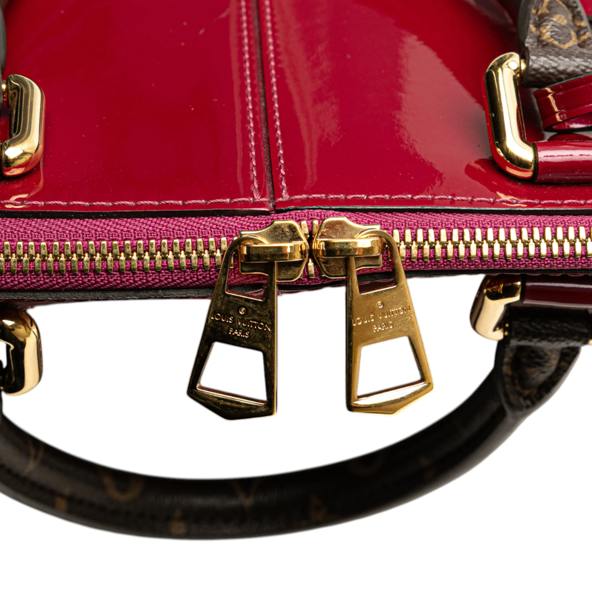 Miroir Handbag Vernis with Monogram Canvas - Image 8