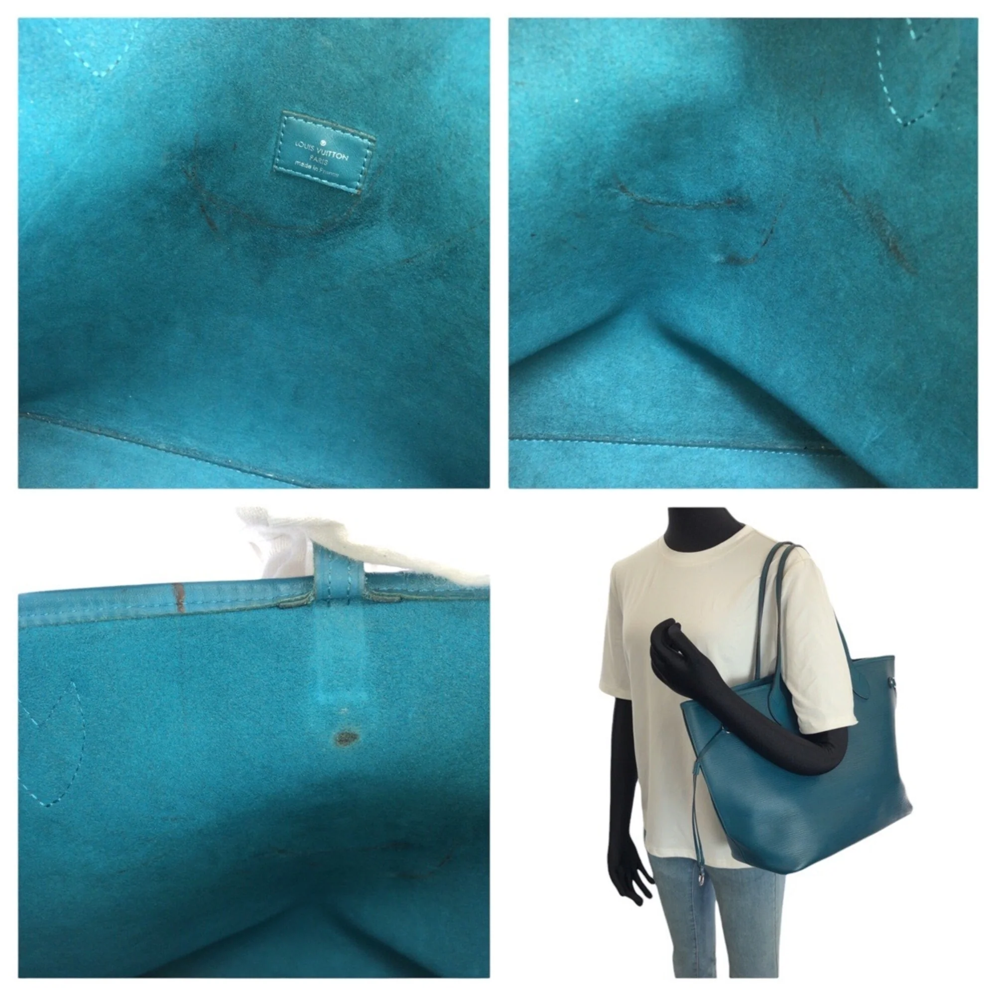 Neverfull Tote Epi Leather MM - Image 7