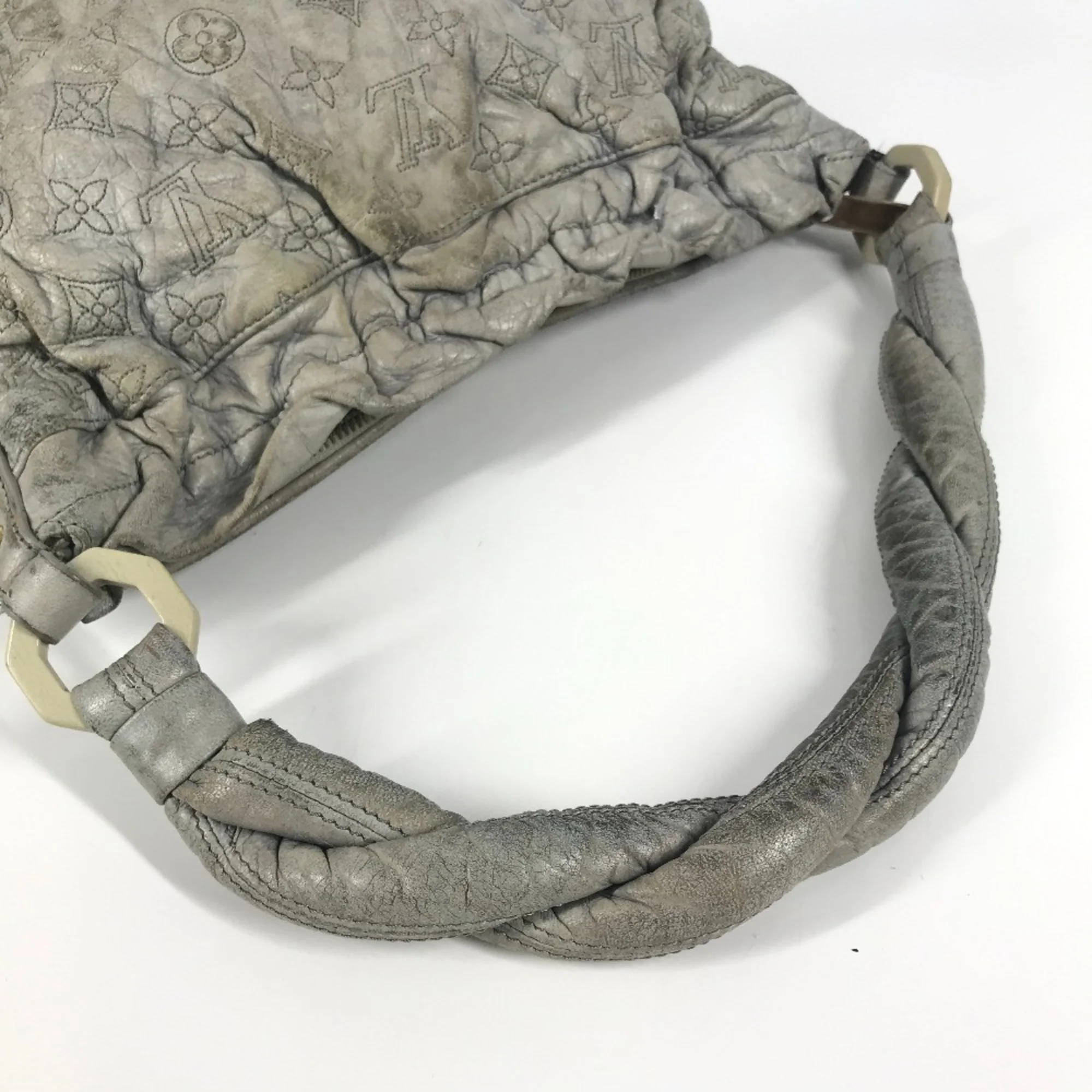Olympe Nimbus Handbag Limited Edition Monogram Lambskin PM - Image 8