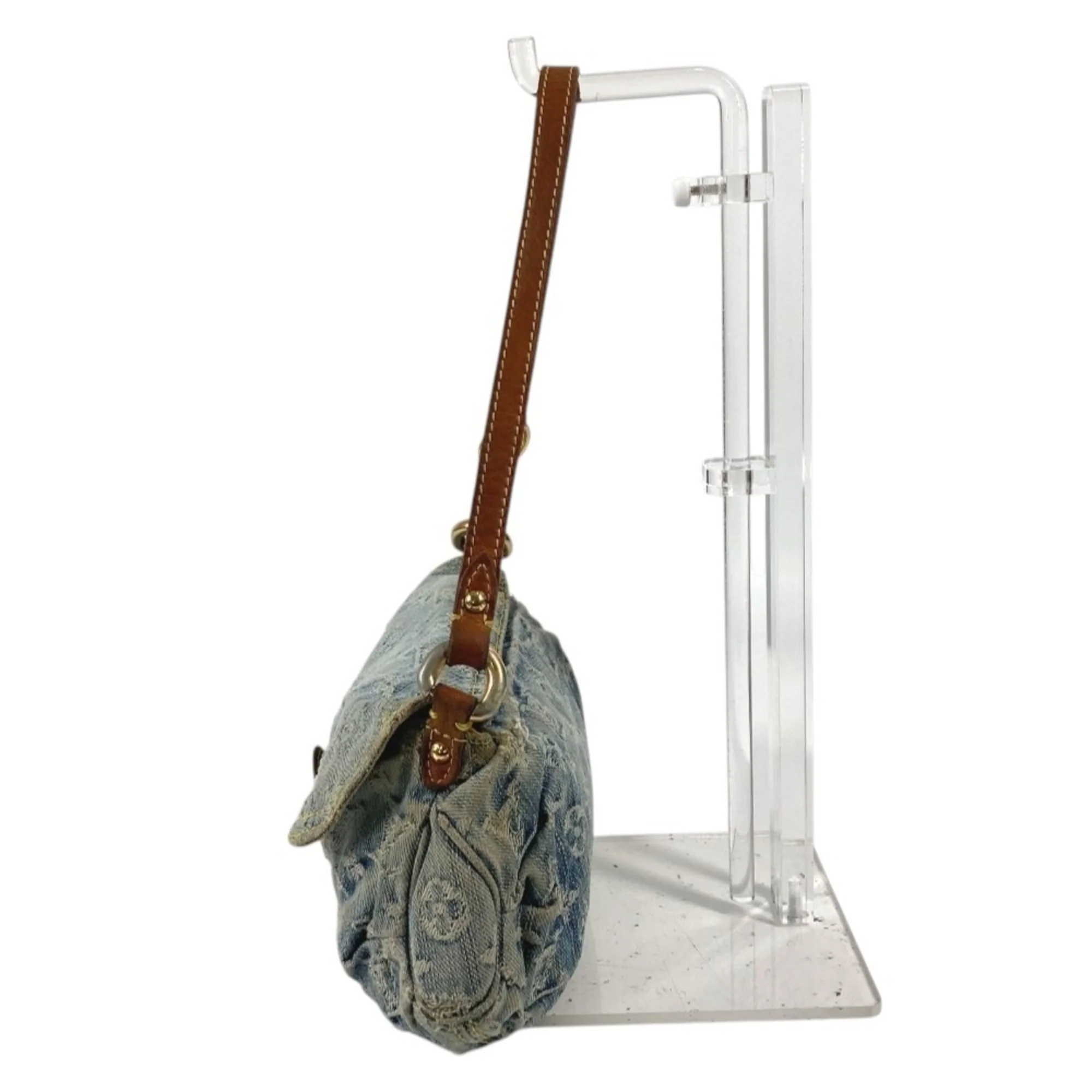 Pleaty Handbag Denim Mini - Image 2