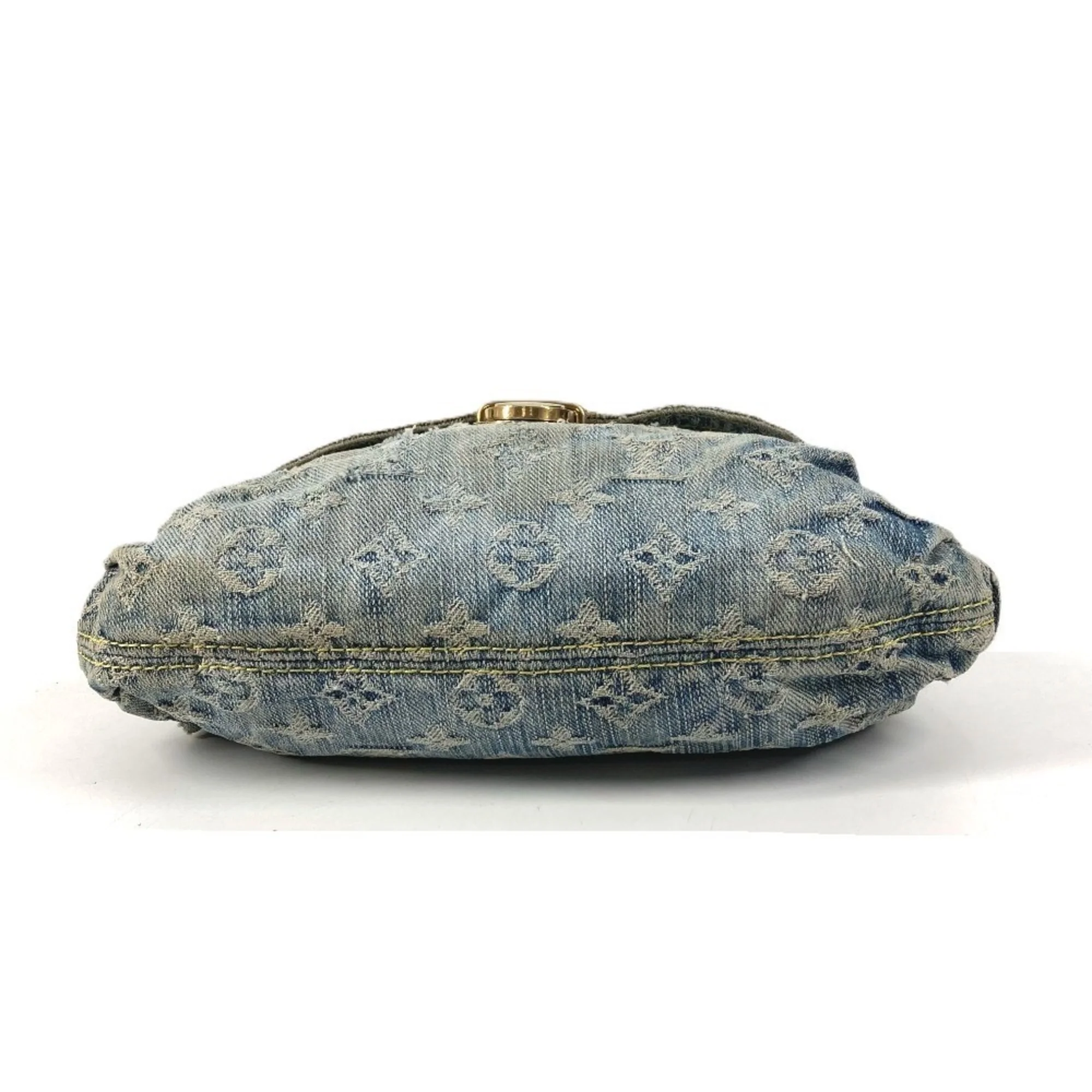 Pleaty Handbag Denim Mini - Image 4